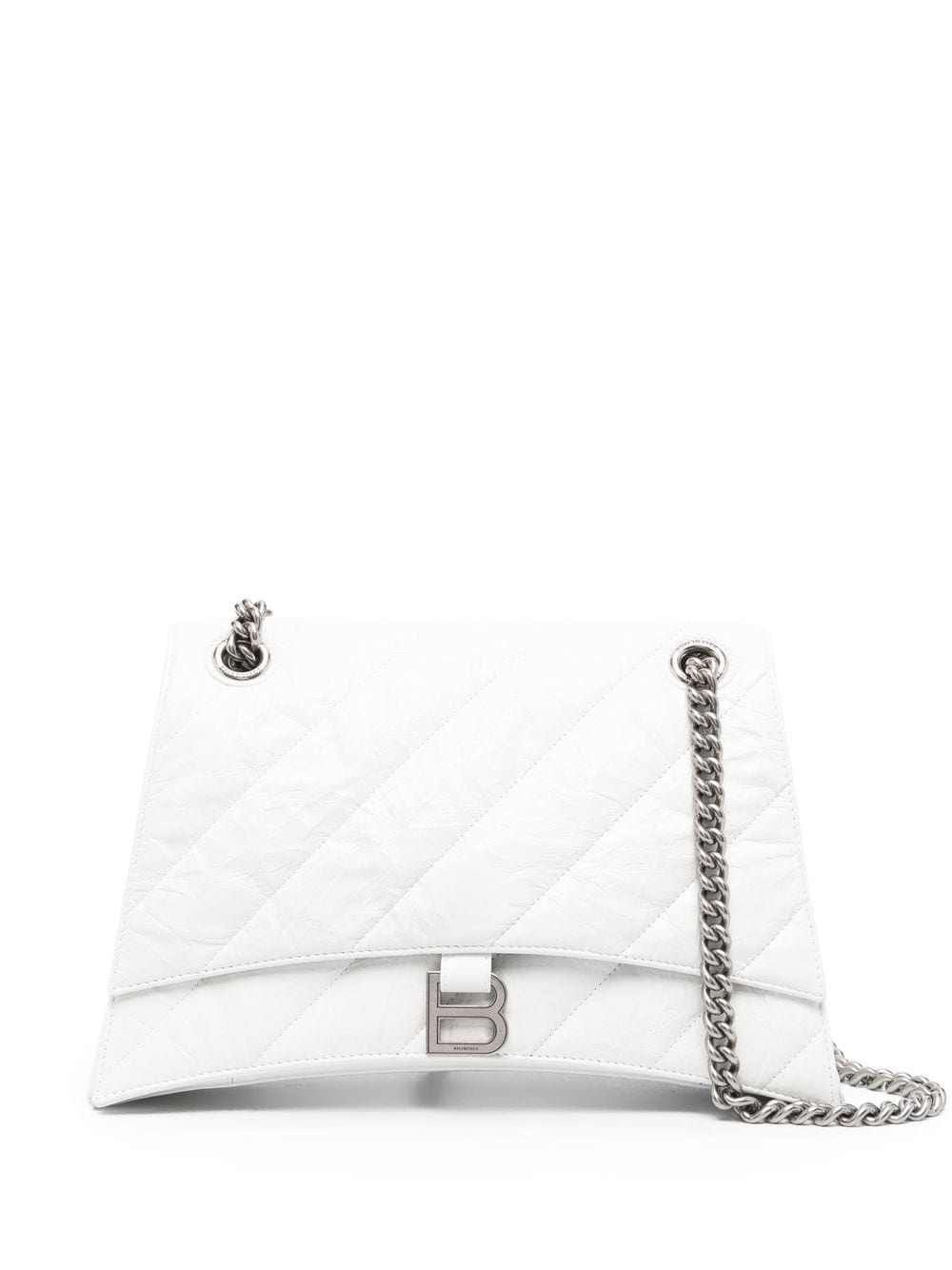 Crush quilted shoulder bag - 1