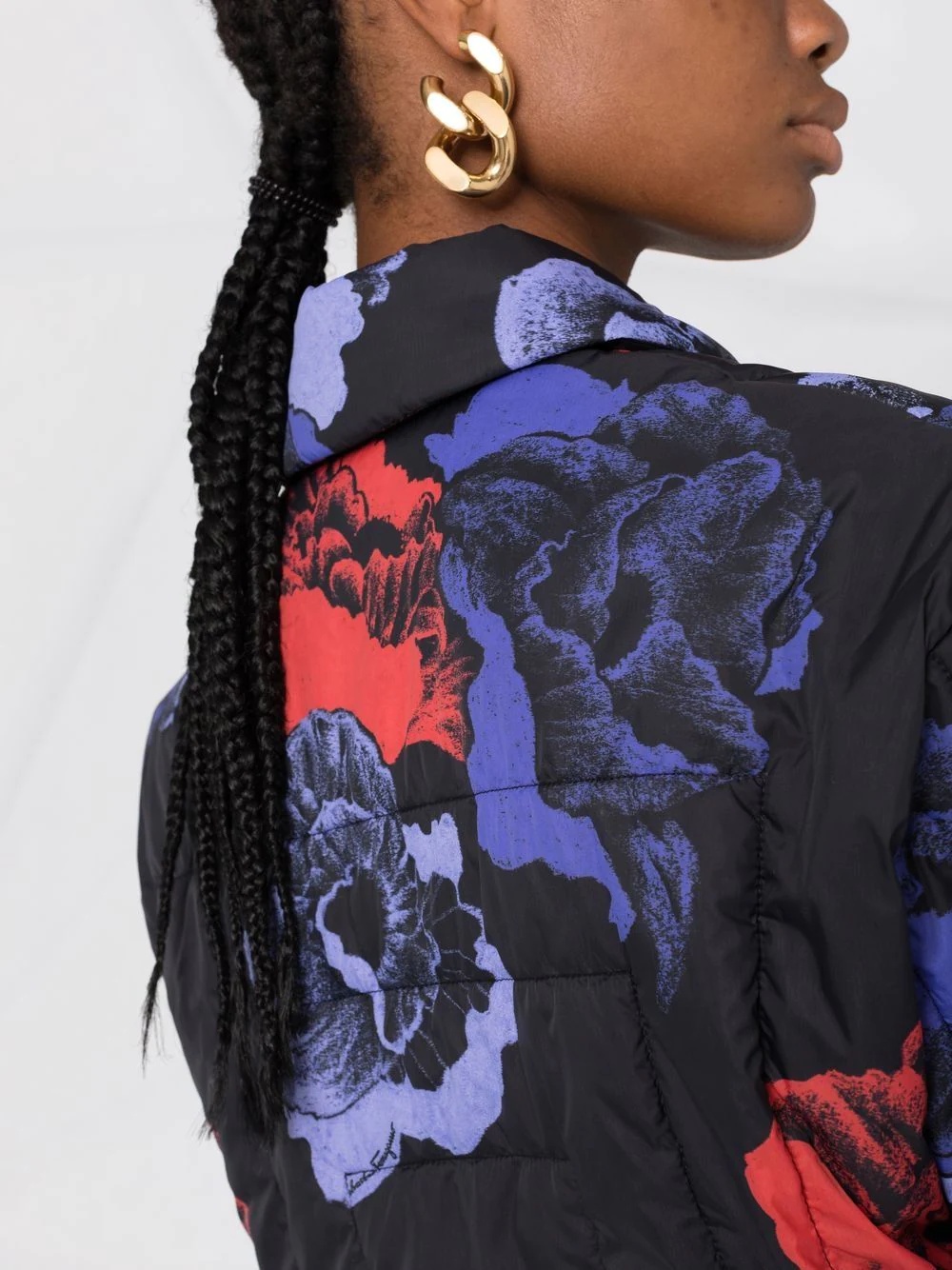 floral-print jacket - 5