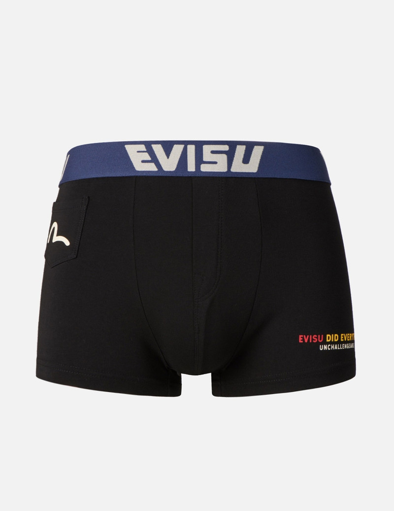 EVISU GODHEAD PRINT TRUNKS outlook