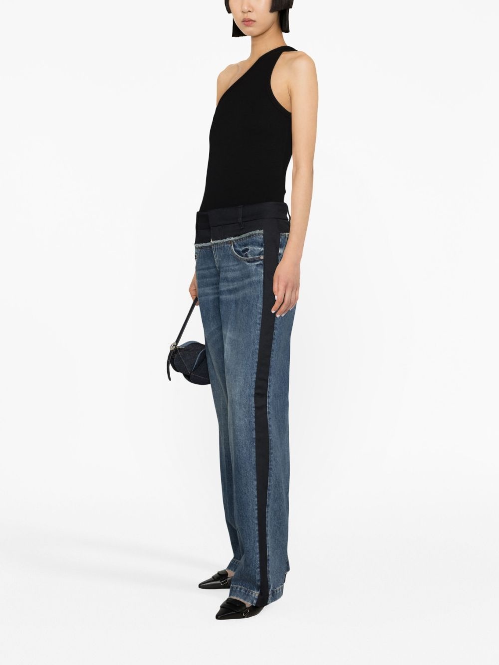one-shoulder tank top - 4