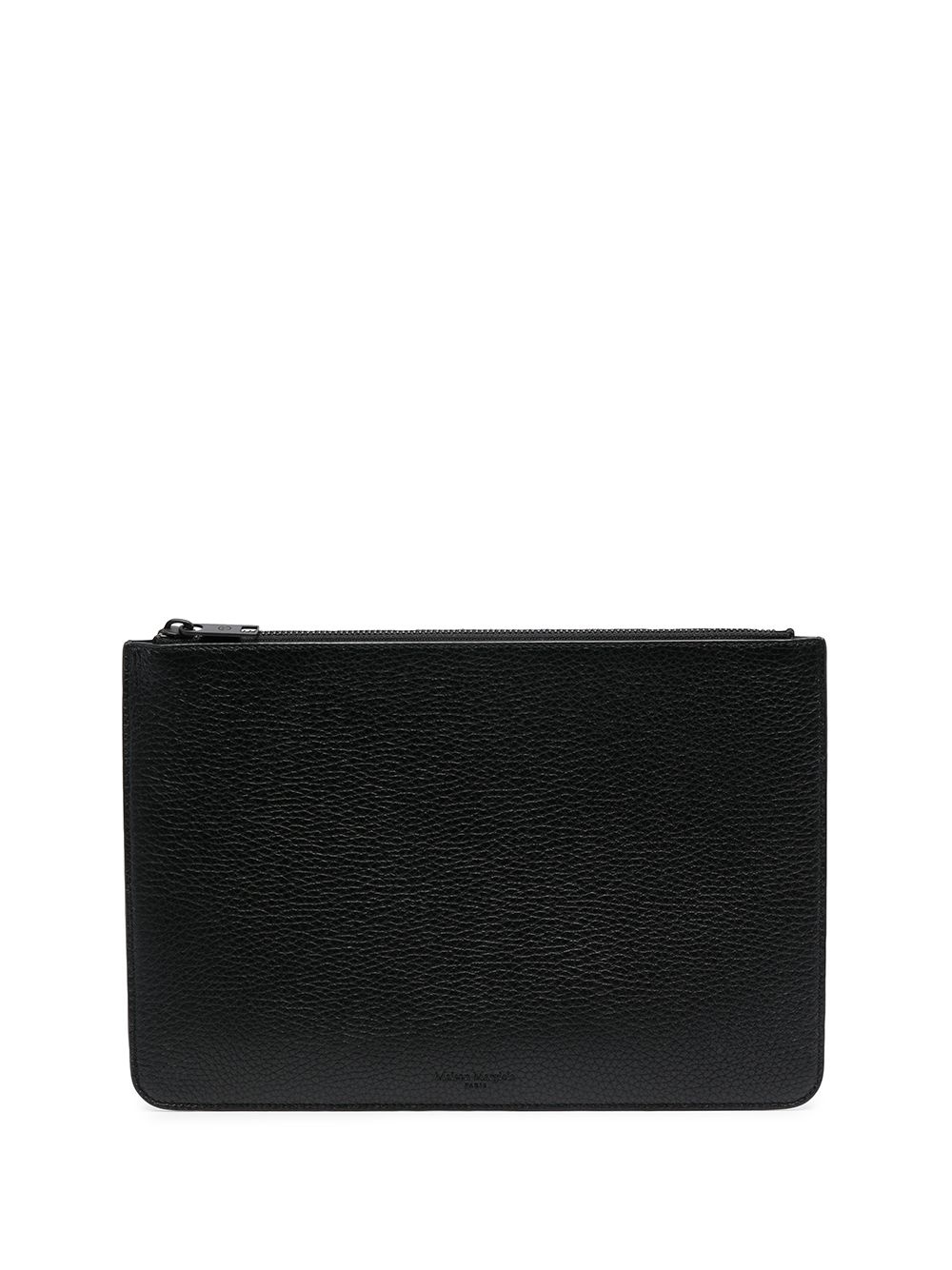 four-stitch leather pouch - 1