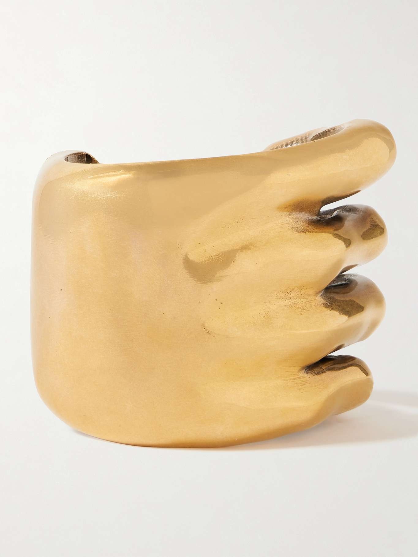 Hand gold-tone bracelet - 3
