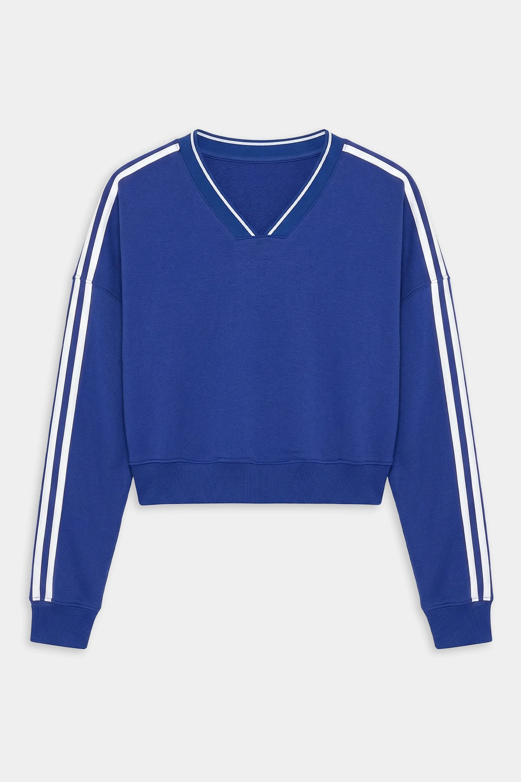 Ellie Fleece V Neck Sweatshirt - 1