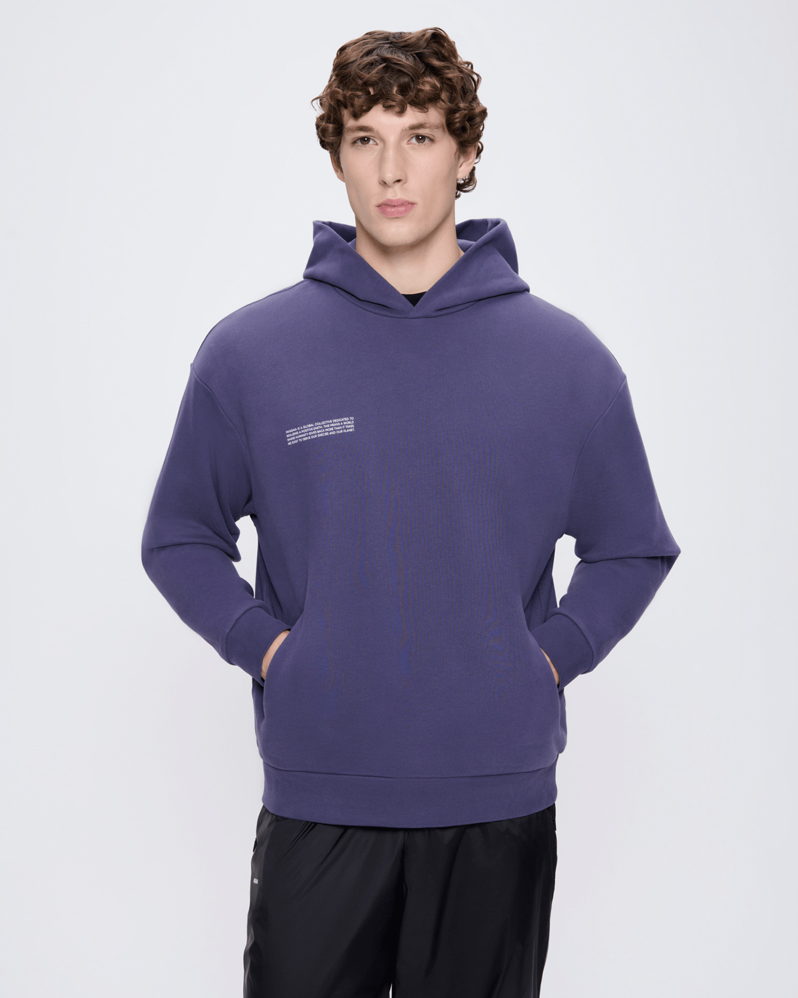Mens 365 Midweight Hoodie - Slate Blue - 2
