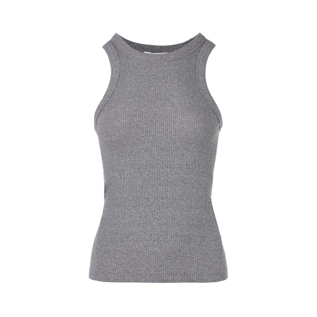 Essential Rib Heather Tank - 1