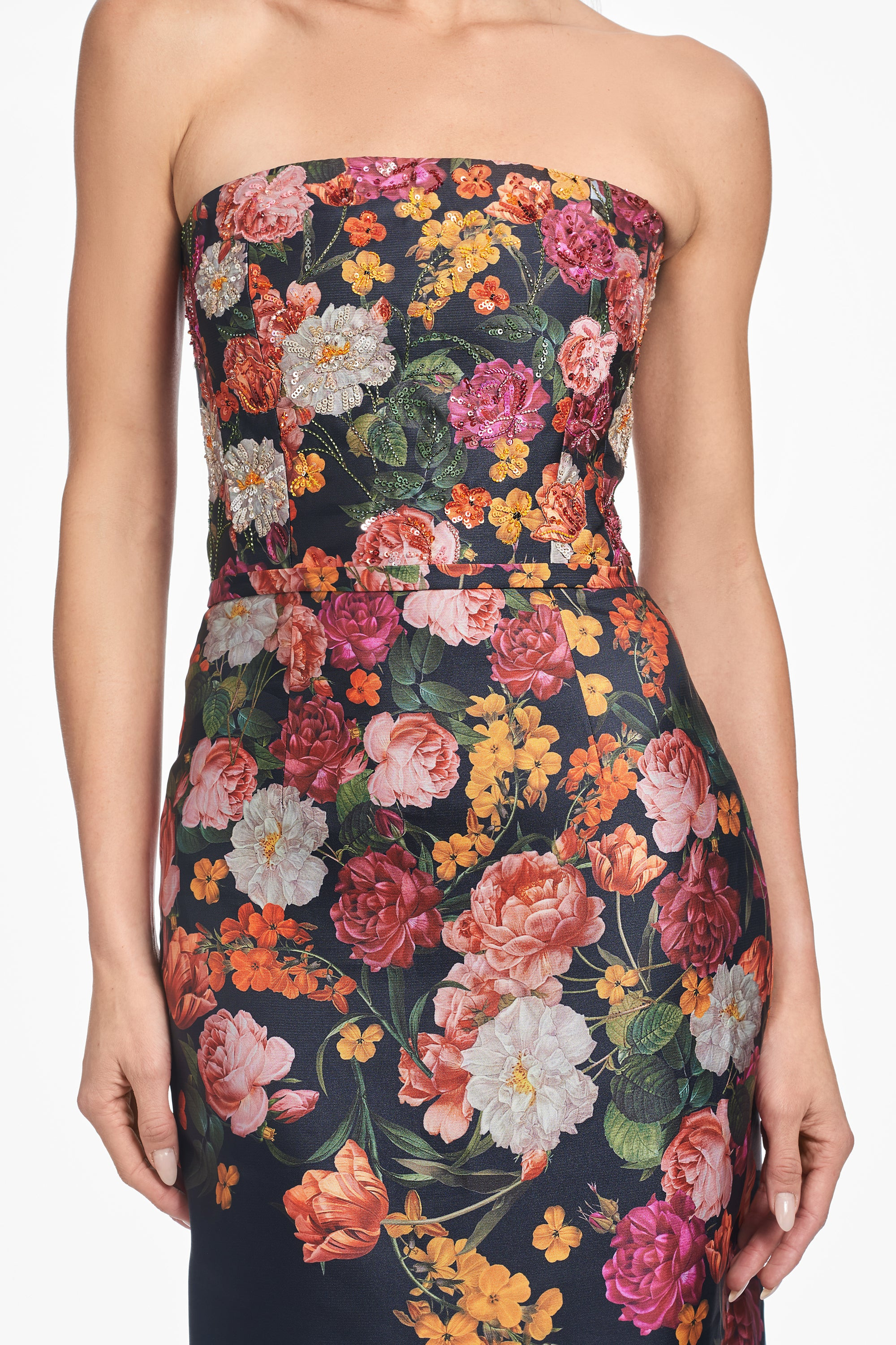 EMBELLISHED SABINE GOWN - MIDNIGHTS MAGIC BLOOMS - 2