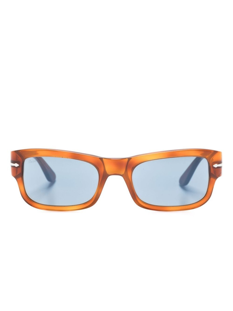 PO3326S rectangle-frame transparent sunglasses 1