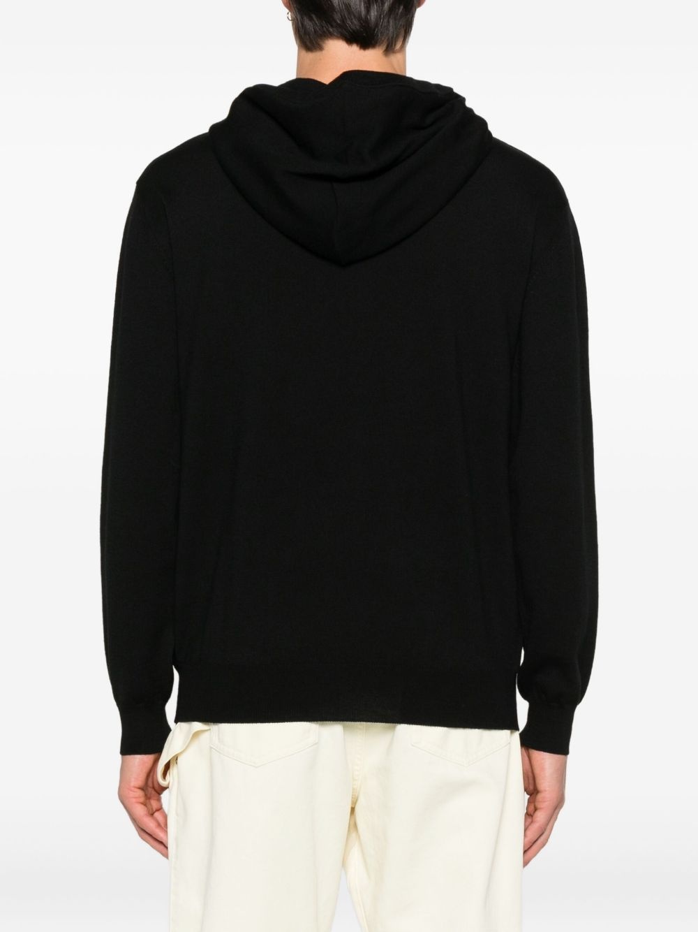 Teddy Bear-intarsia hoodie - 4