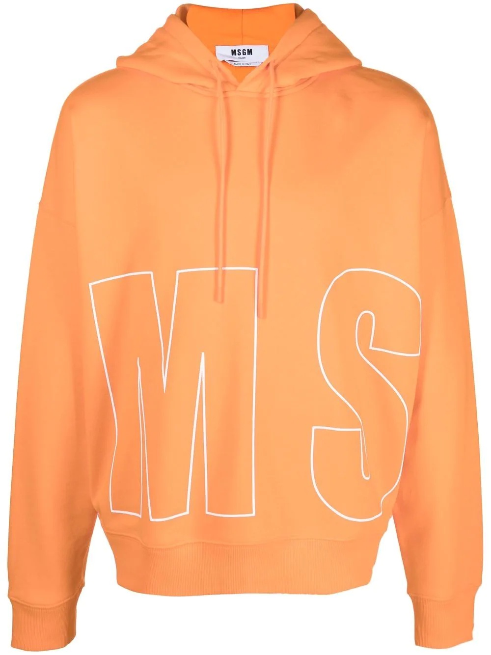 logo-print hoodie - 1