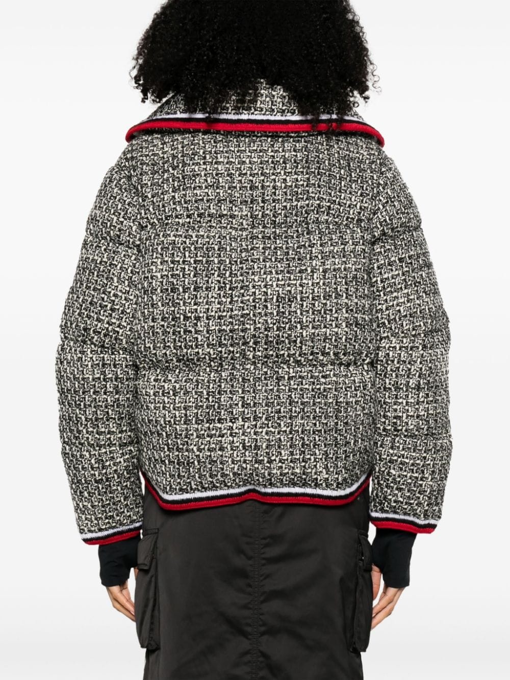 tweed puffer jacket - 4