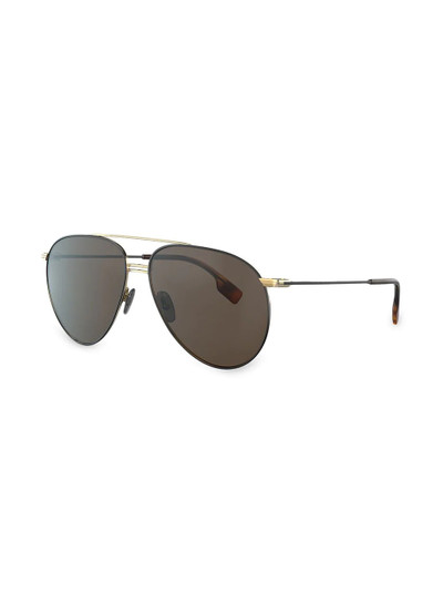 Burberry oversized aviator sunglasses outlook