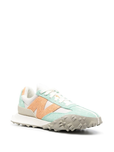 New Balance panelled lace-up suede sneakers outlook