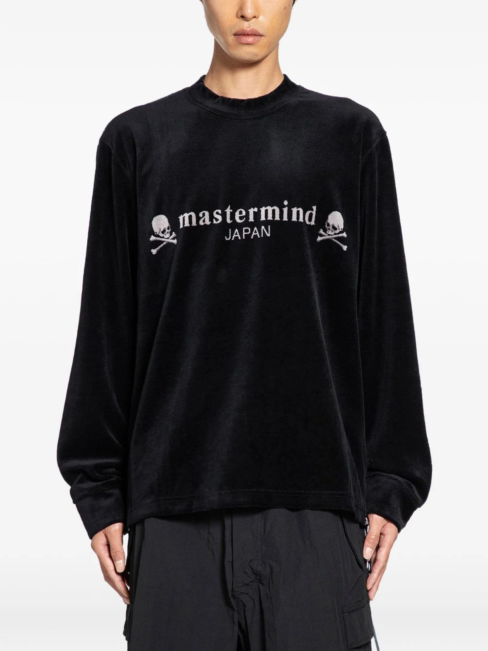 skull long-sleeve sweatshirt - 1