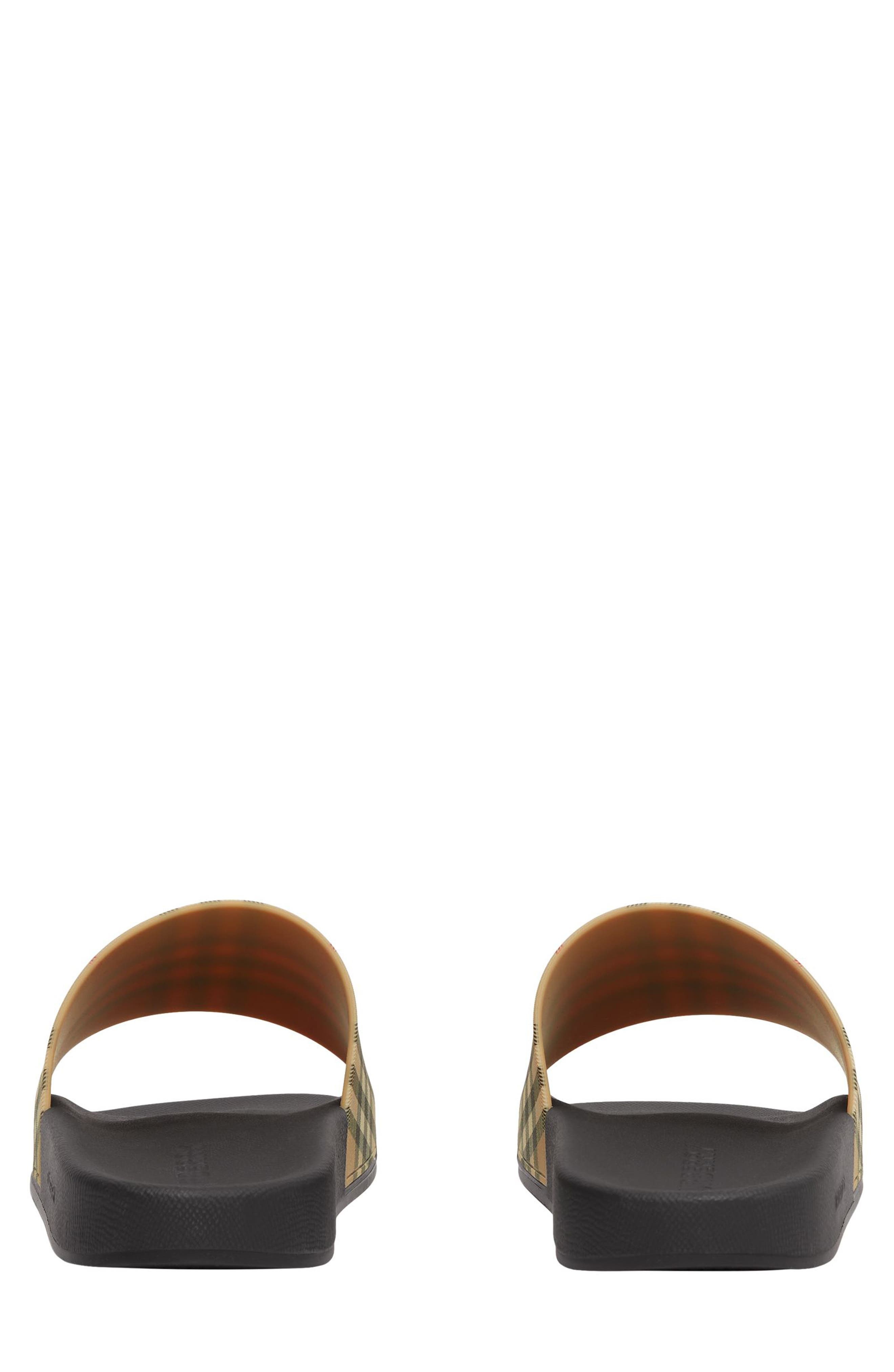Furley Check Slide Sandal - 5