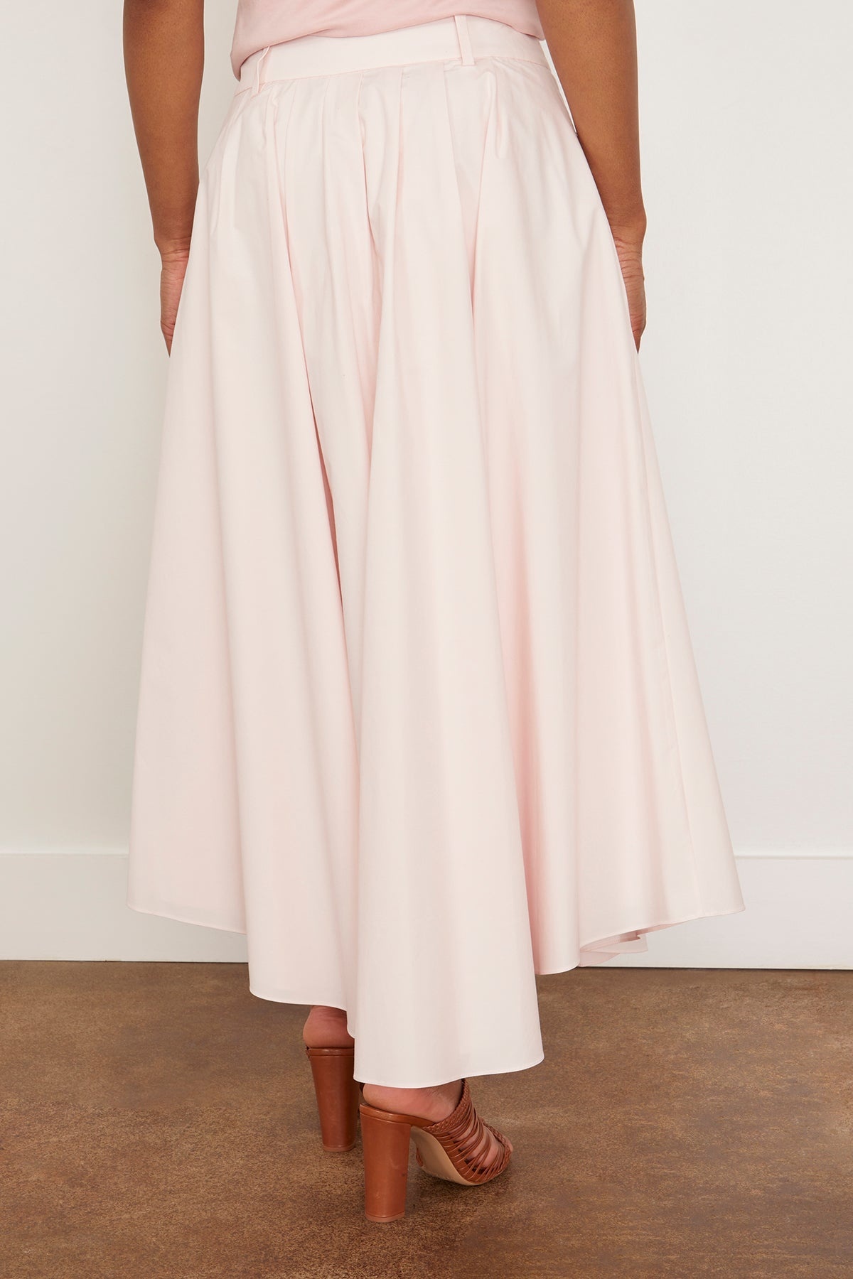Poplin Power Skirt in Shadow Rose - 4