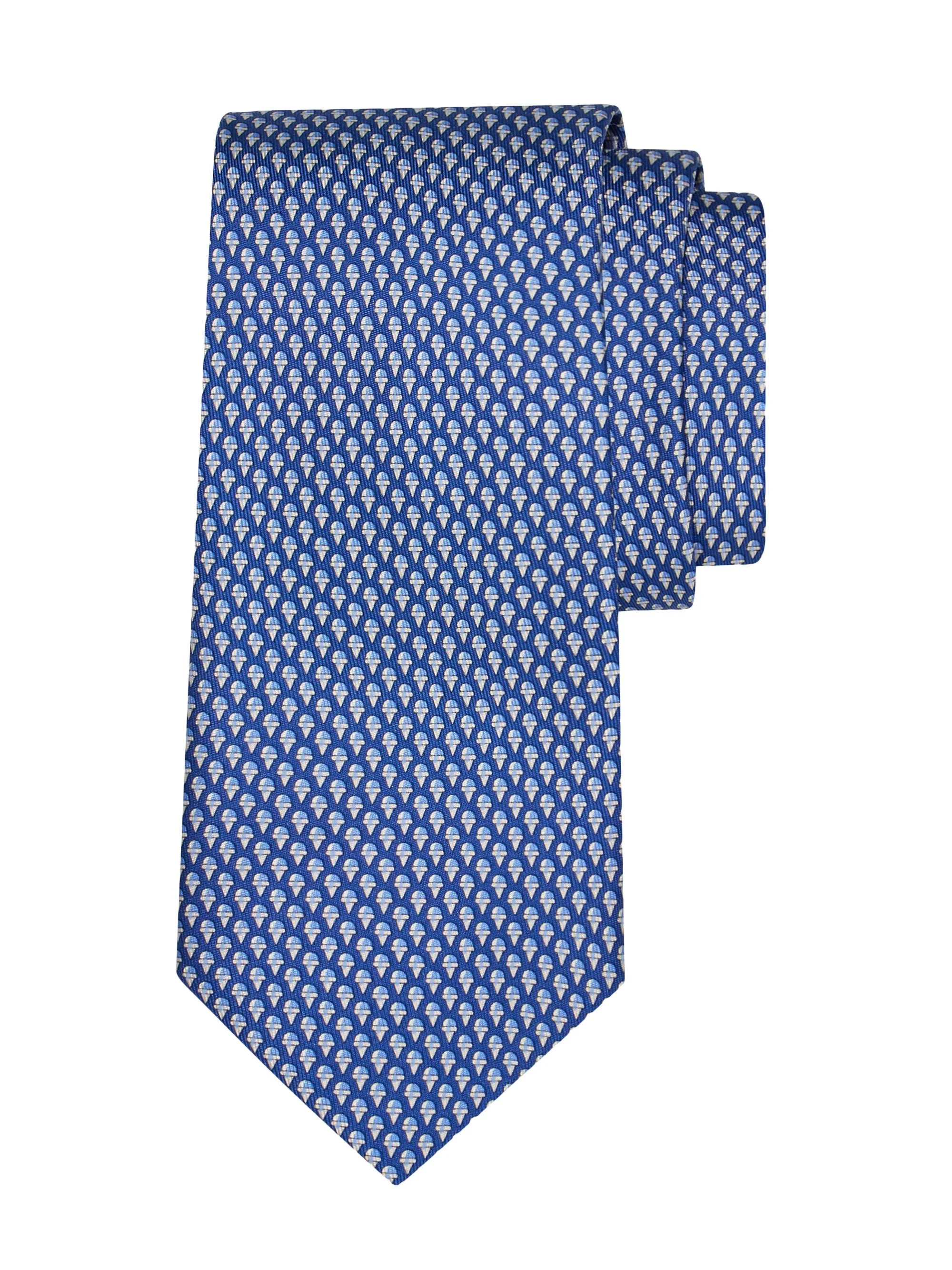 Men's Amaro Silk Ice Cream Cone Tie - Navy - 1