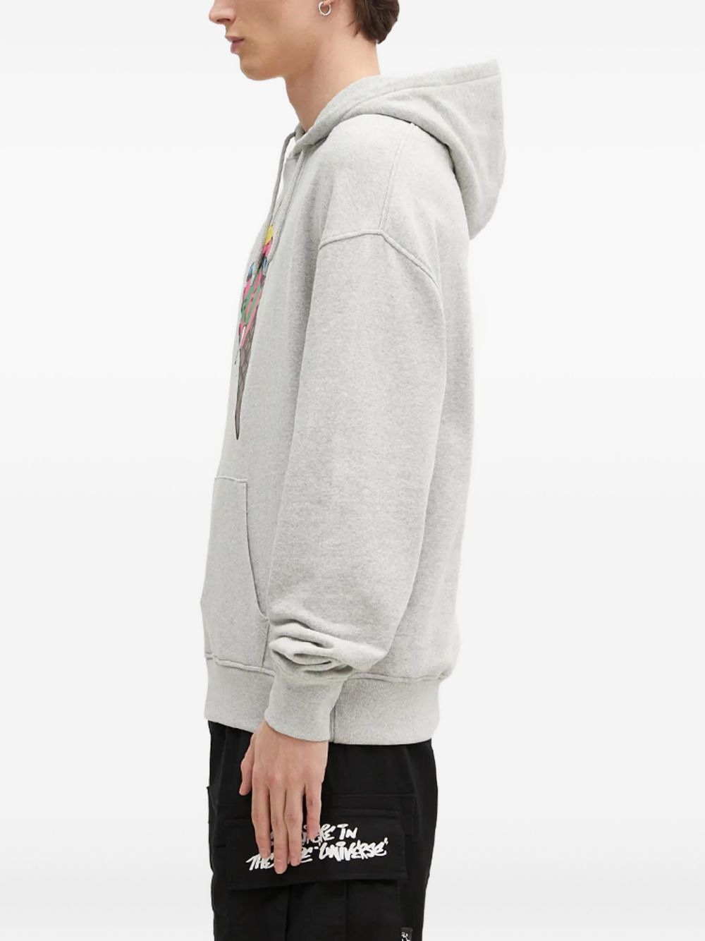 ice-cream cone-print hoodie - 3
