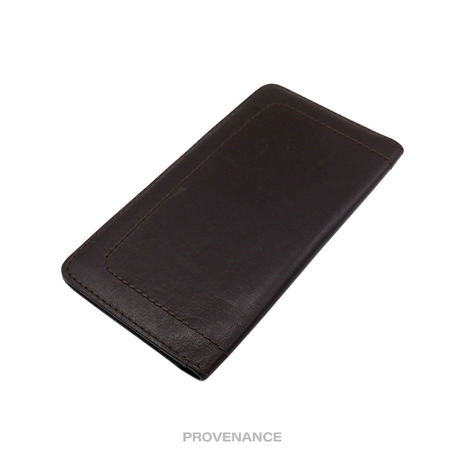 Louis Vuitton Long Wallet - Utah Brown Leather - 4