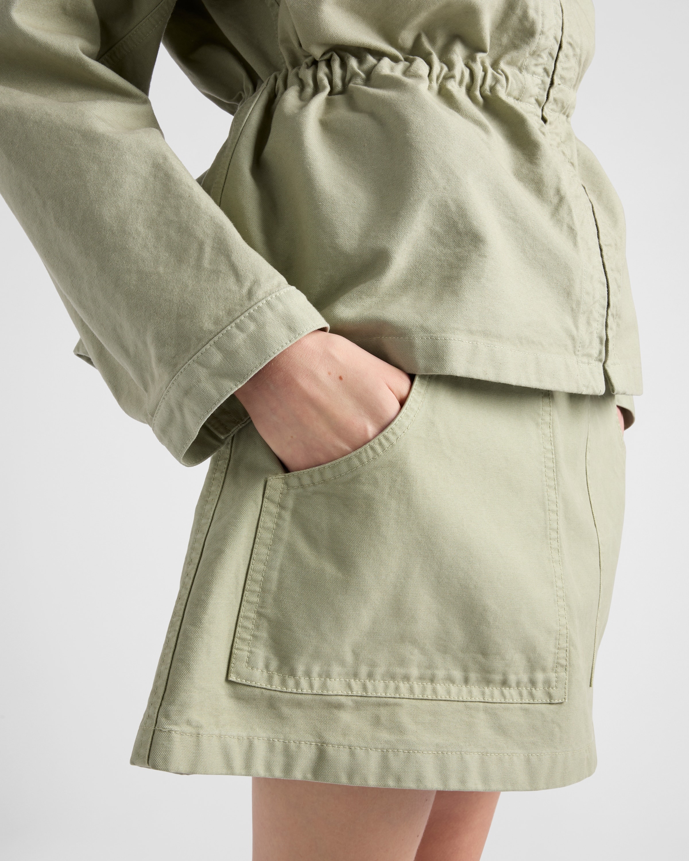 Old canvas miniskirt - 3