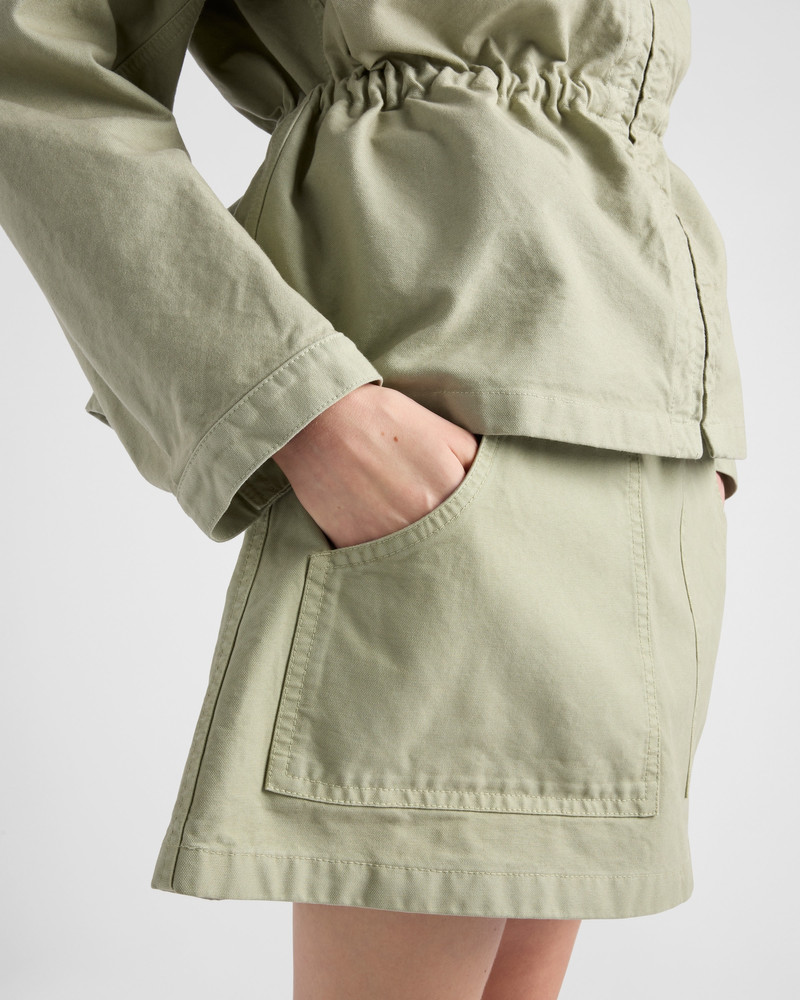 Old canvas miniskirt 3