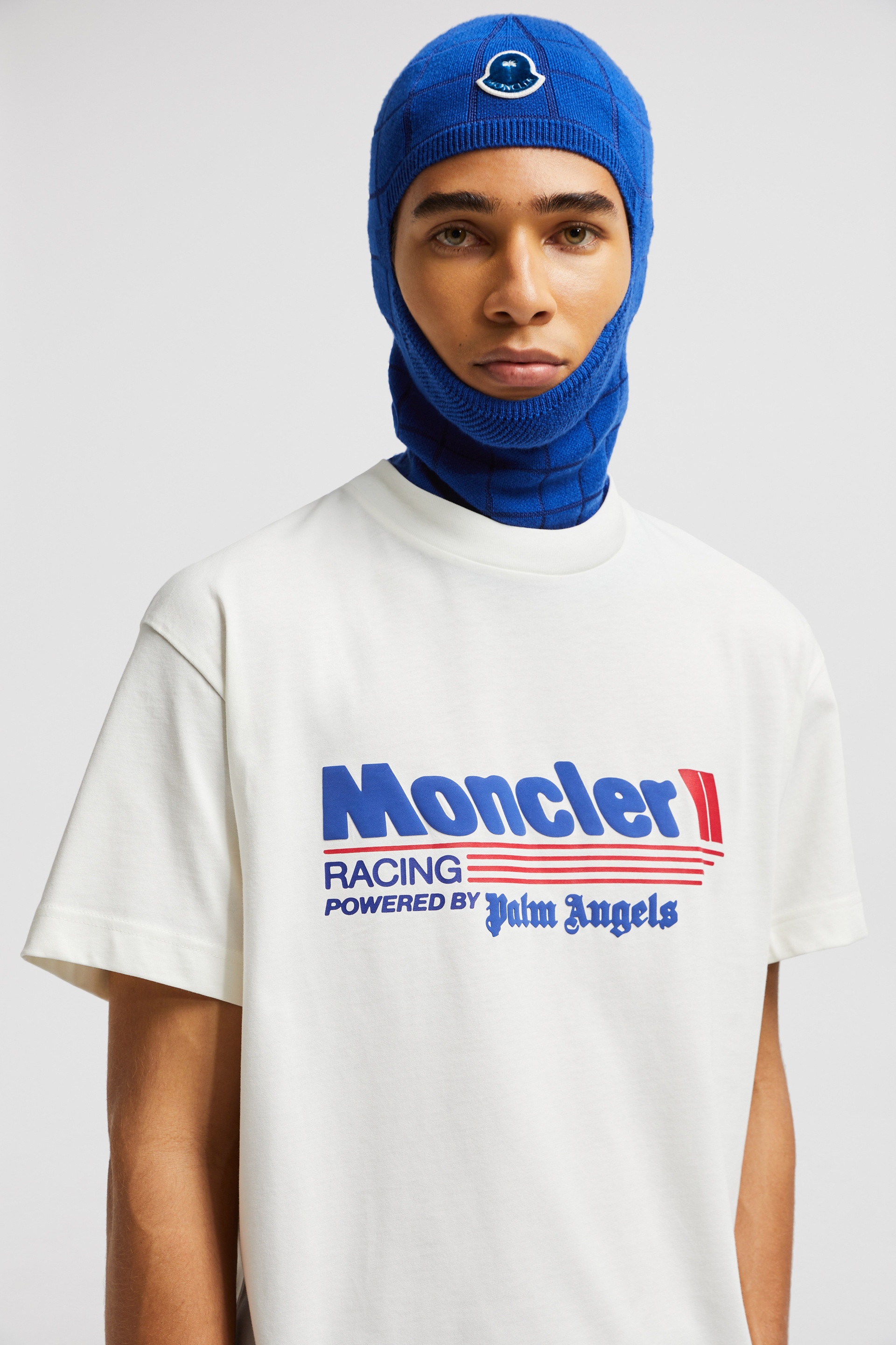 Moncler x Palm Angels Racing Logo Cotton T-Shirt - 4