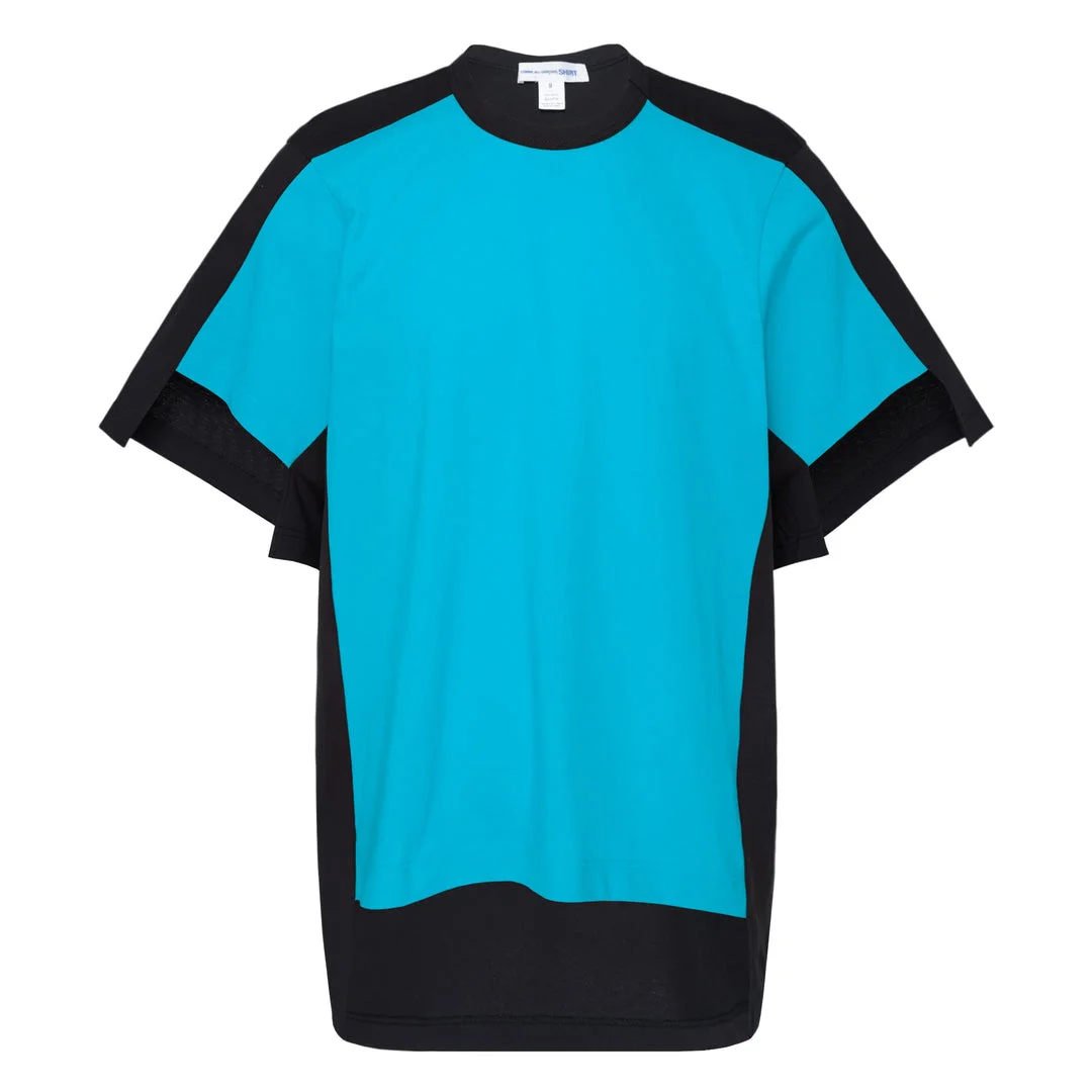 Two Way Colour Crewneck Tee - 1
