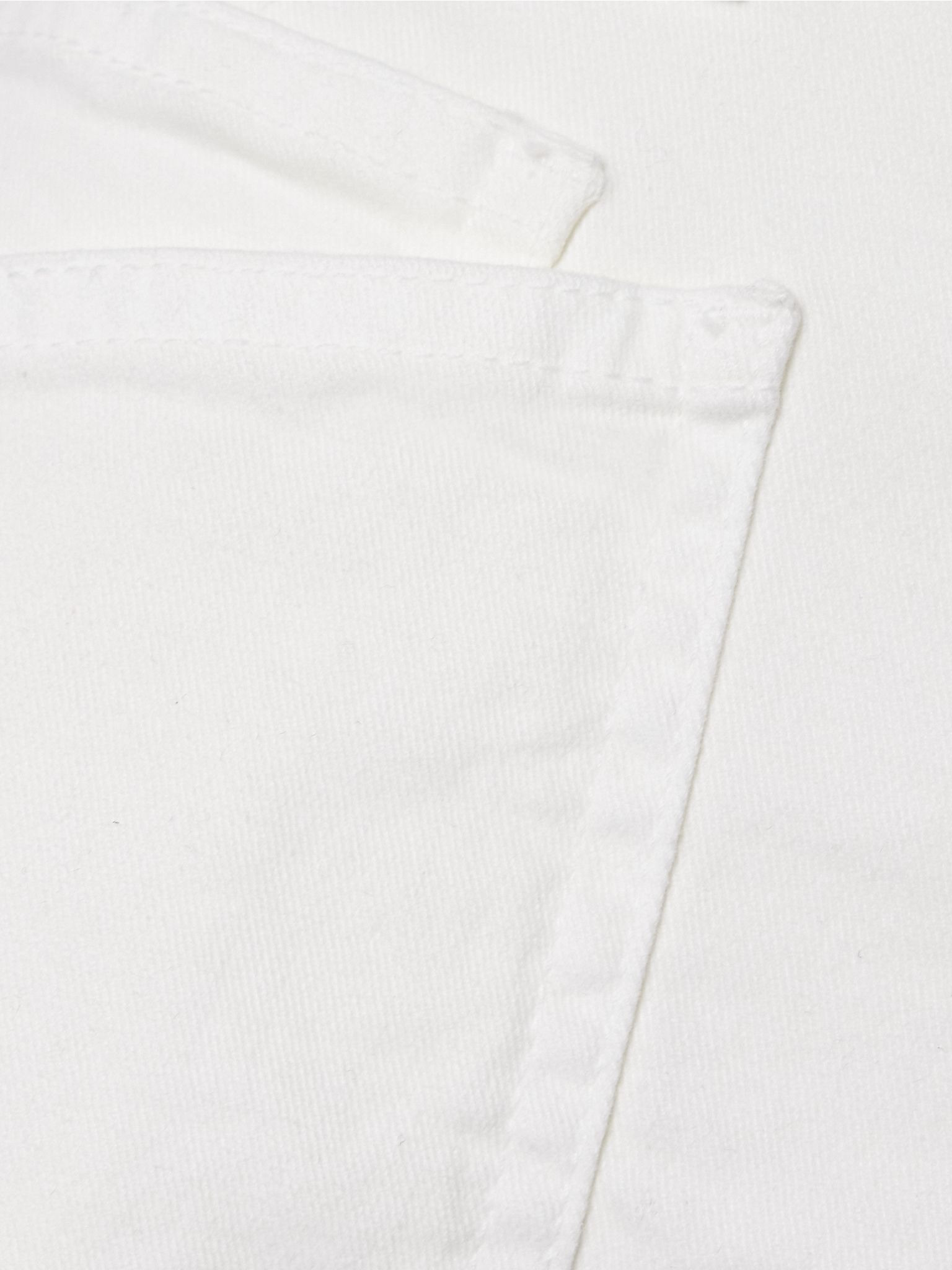 Shon cotton-blend twill tapered pants White - 5