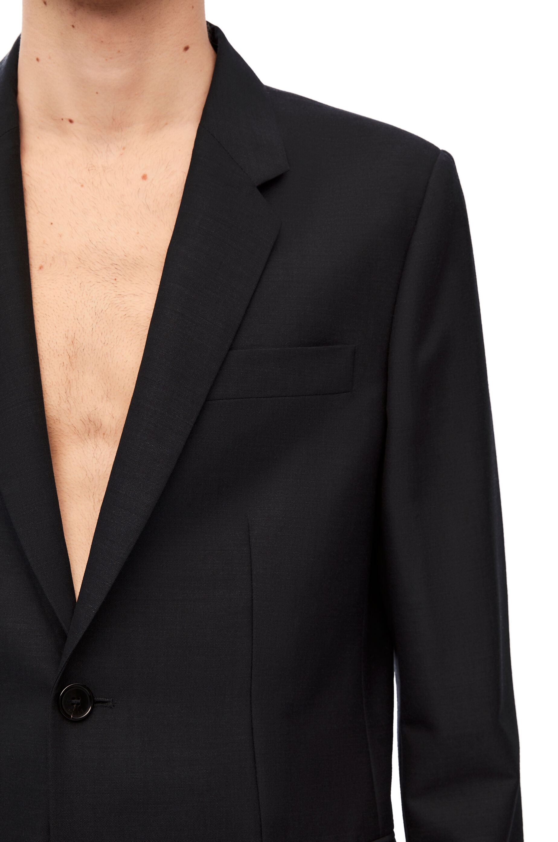 Tailored jacket in wool and mohair - 5