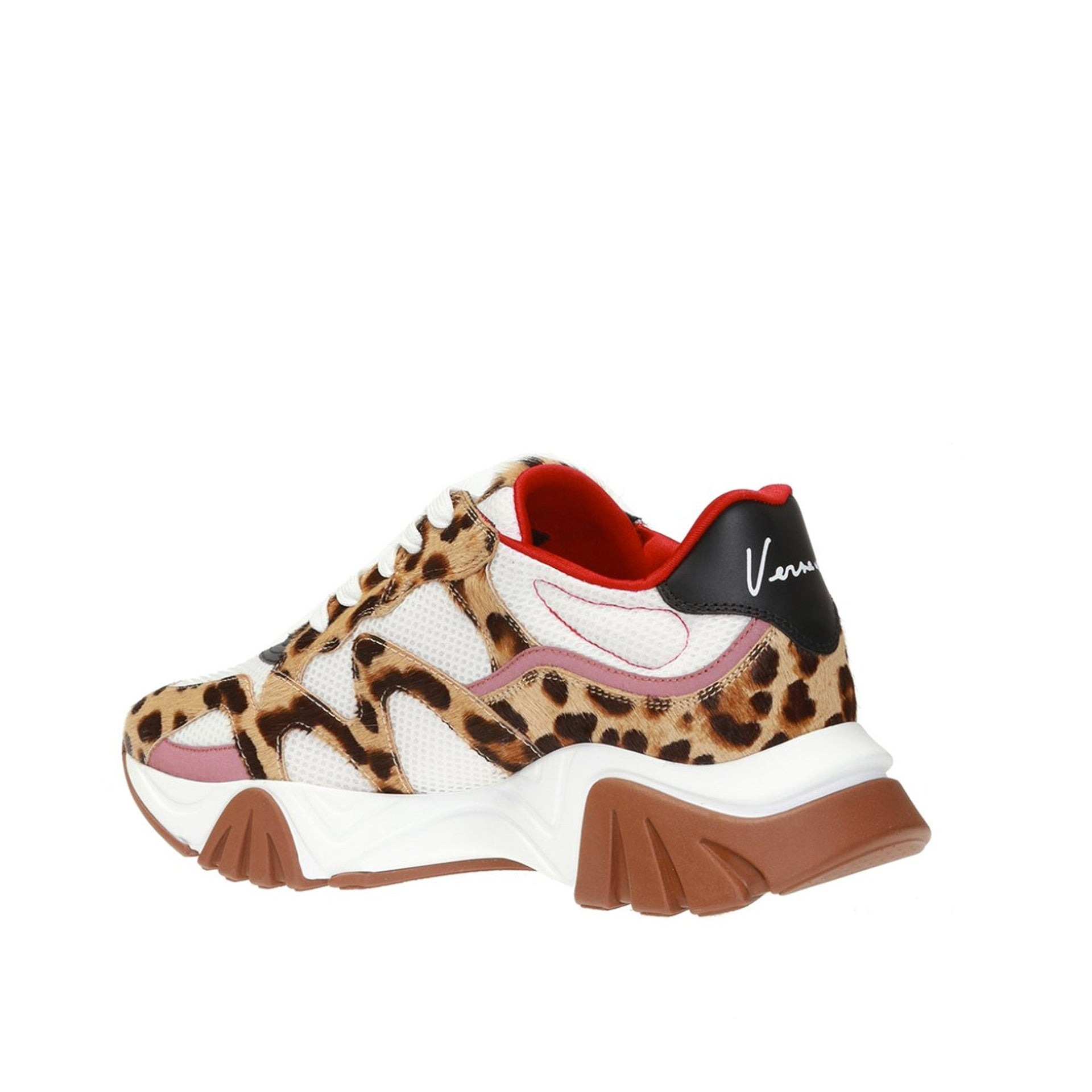 Versace Squalo Leopard Sneakers Men - 3