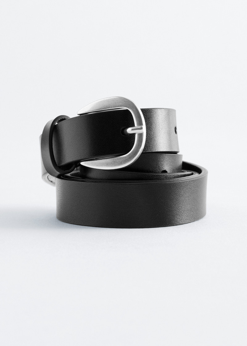 Thin Leather Belt 3