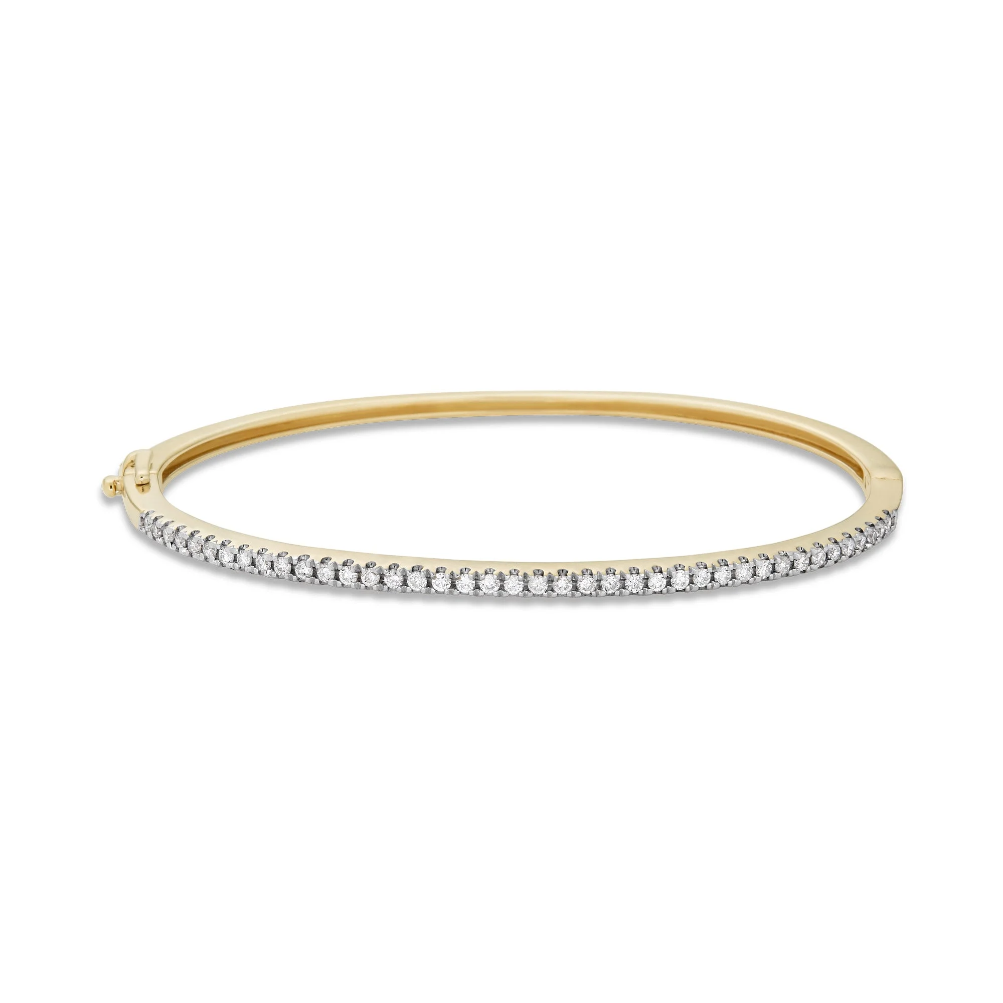 Diamond Stroke Tennis Bangle - 1