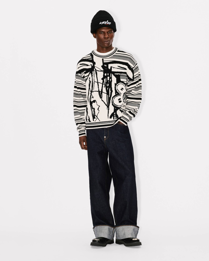'Kenzo x Futura 2000' jumper in wool and cotton 5