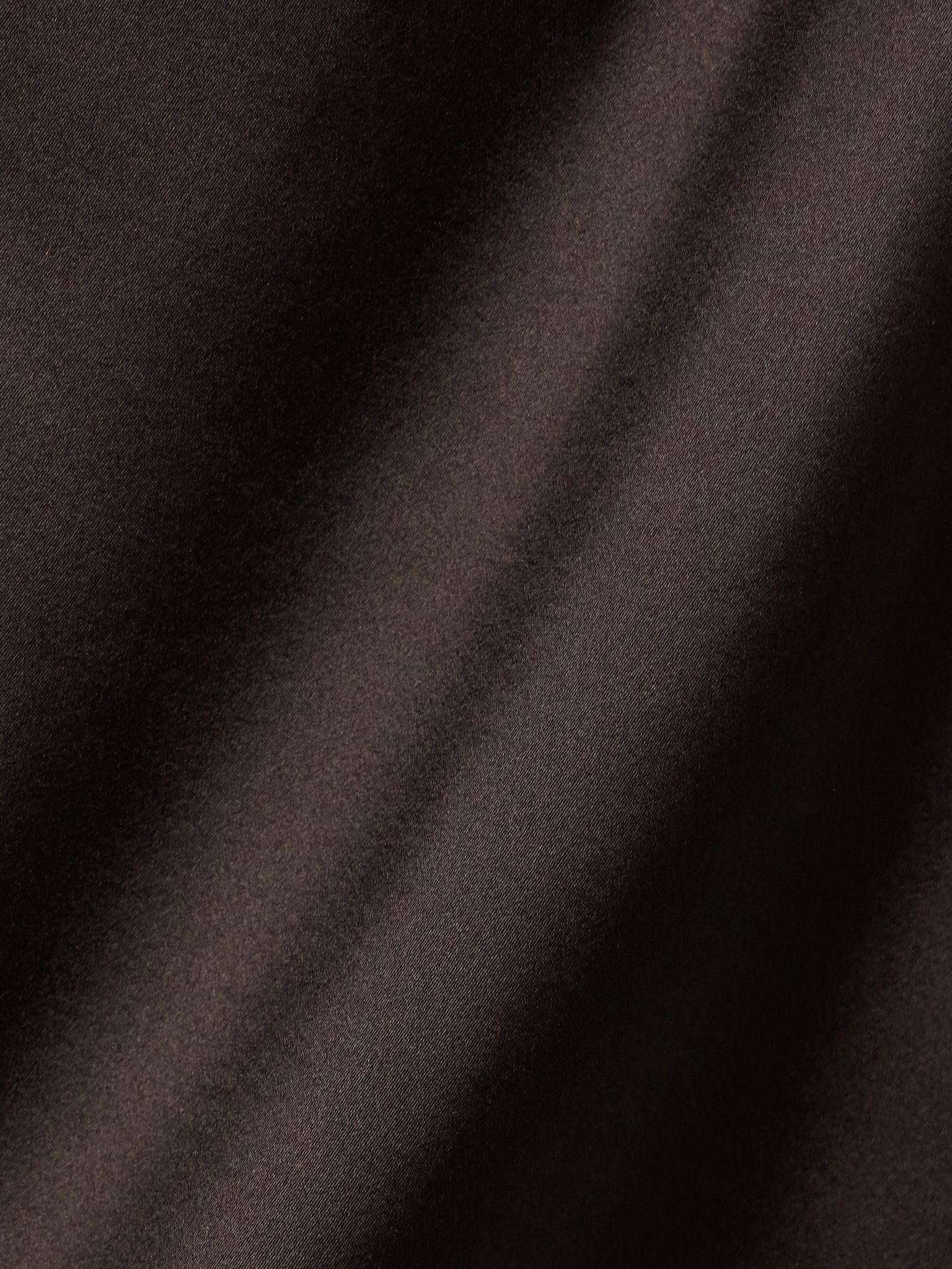 Phare draped silk-blend midi dress Dark brown - 4