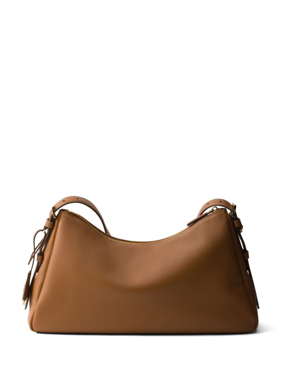 large triangle-logo shoulder bag - 2