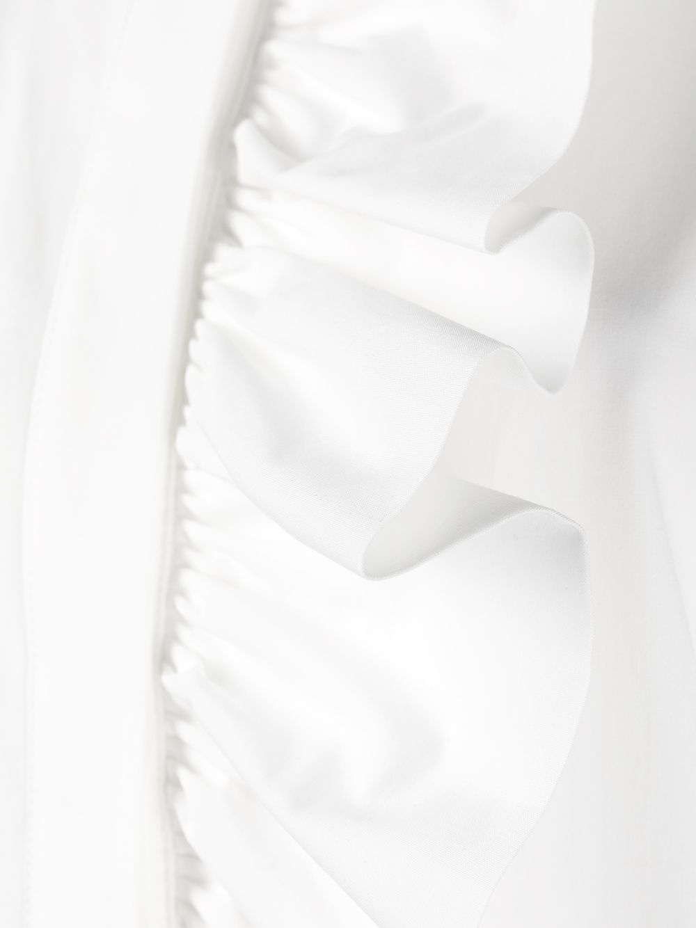 ruffle detail shirt dress - 7