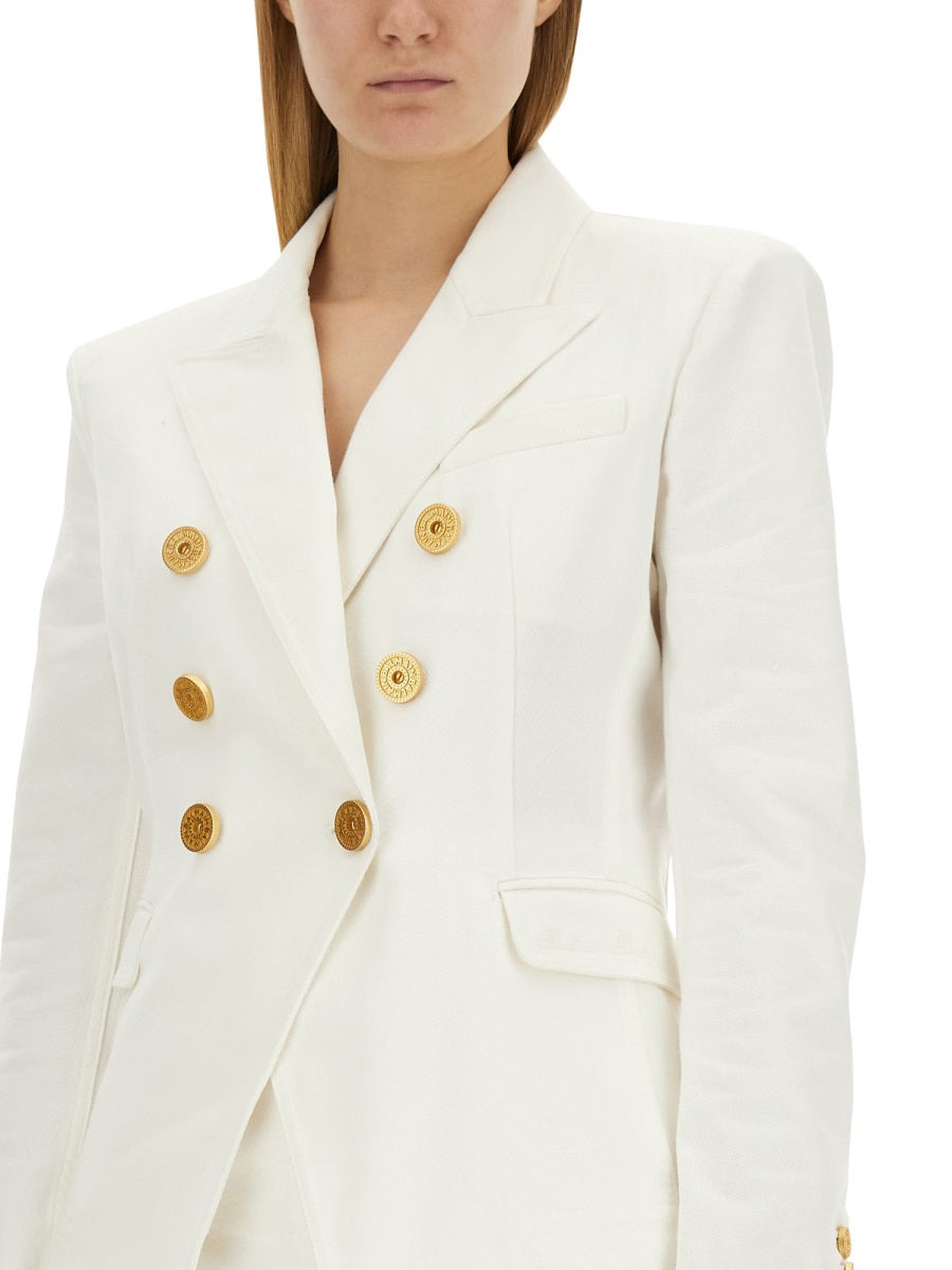 Balmain Women Six-Button Jacket - 4