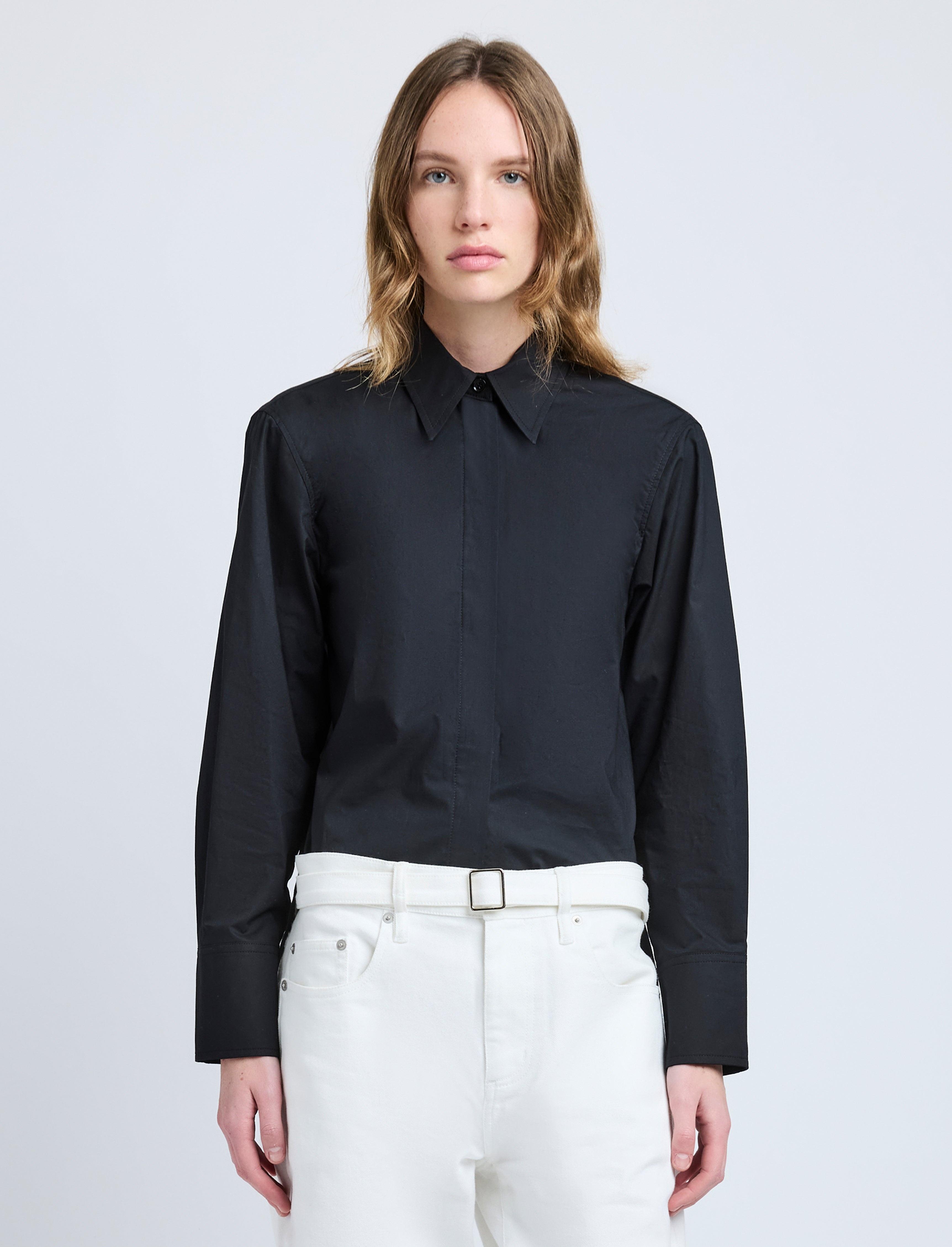 Allen Shirt in Cotton Poplin - 2