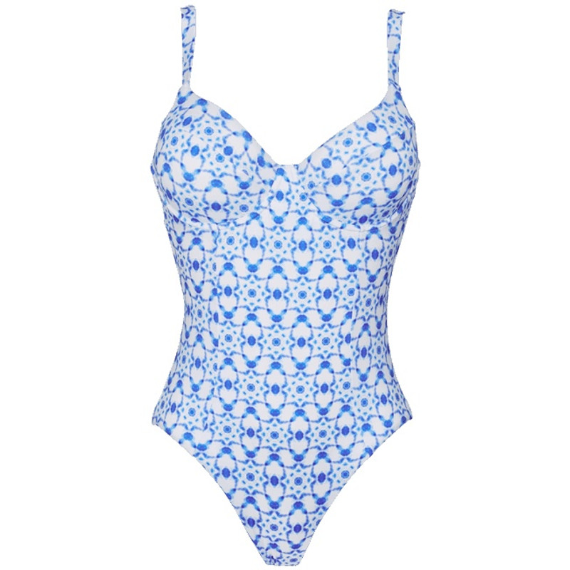 Women One-piece Swimsuit Ikat Medusa 1