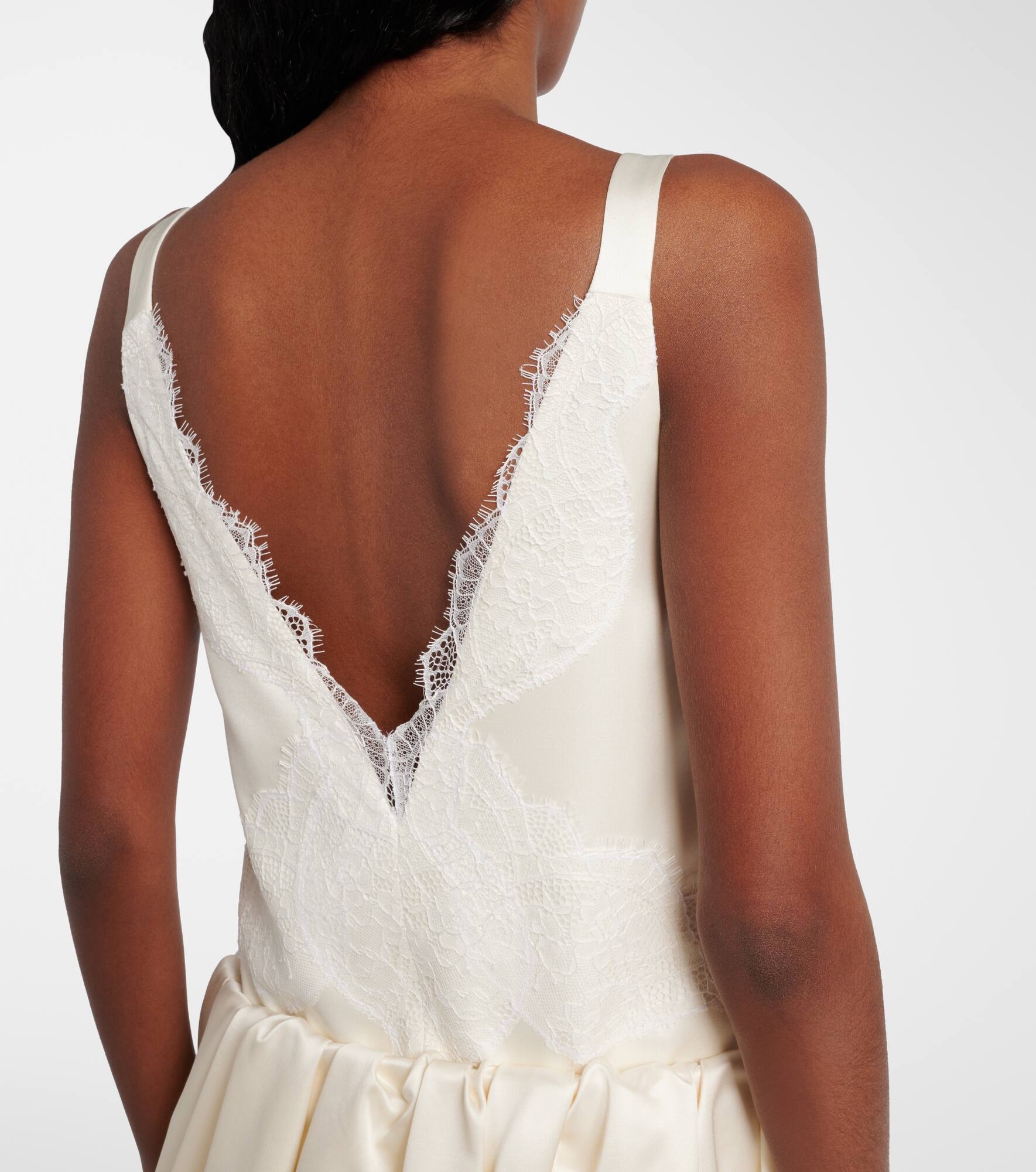 Lace-trimmed minidress - 5