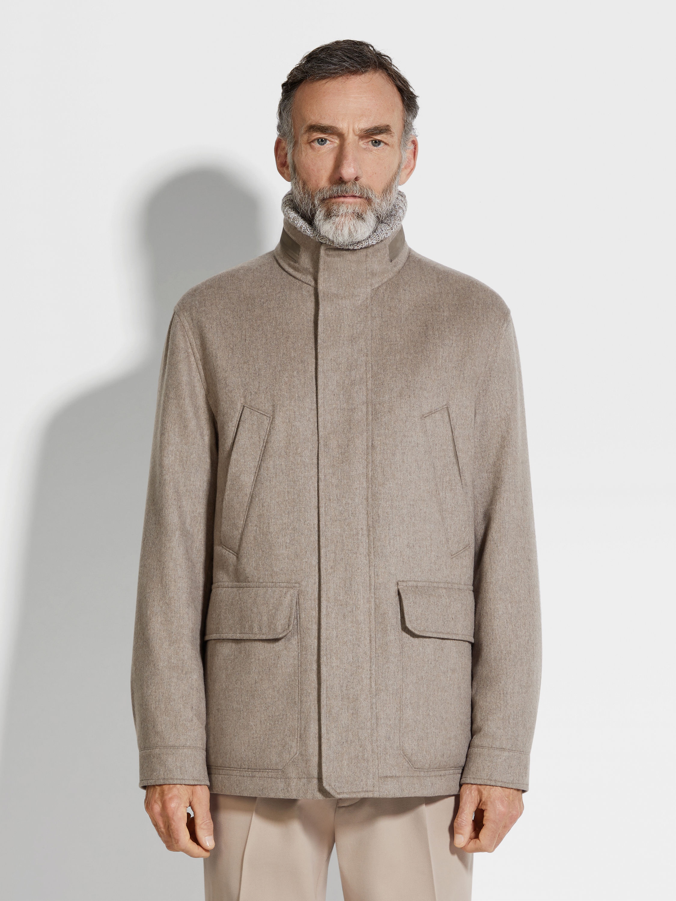 OASI CASHMERE ELEMENTS CAR COAT - 4