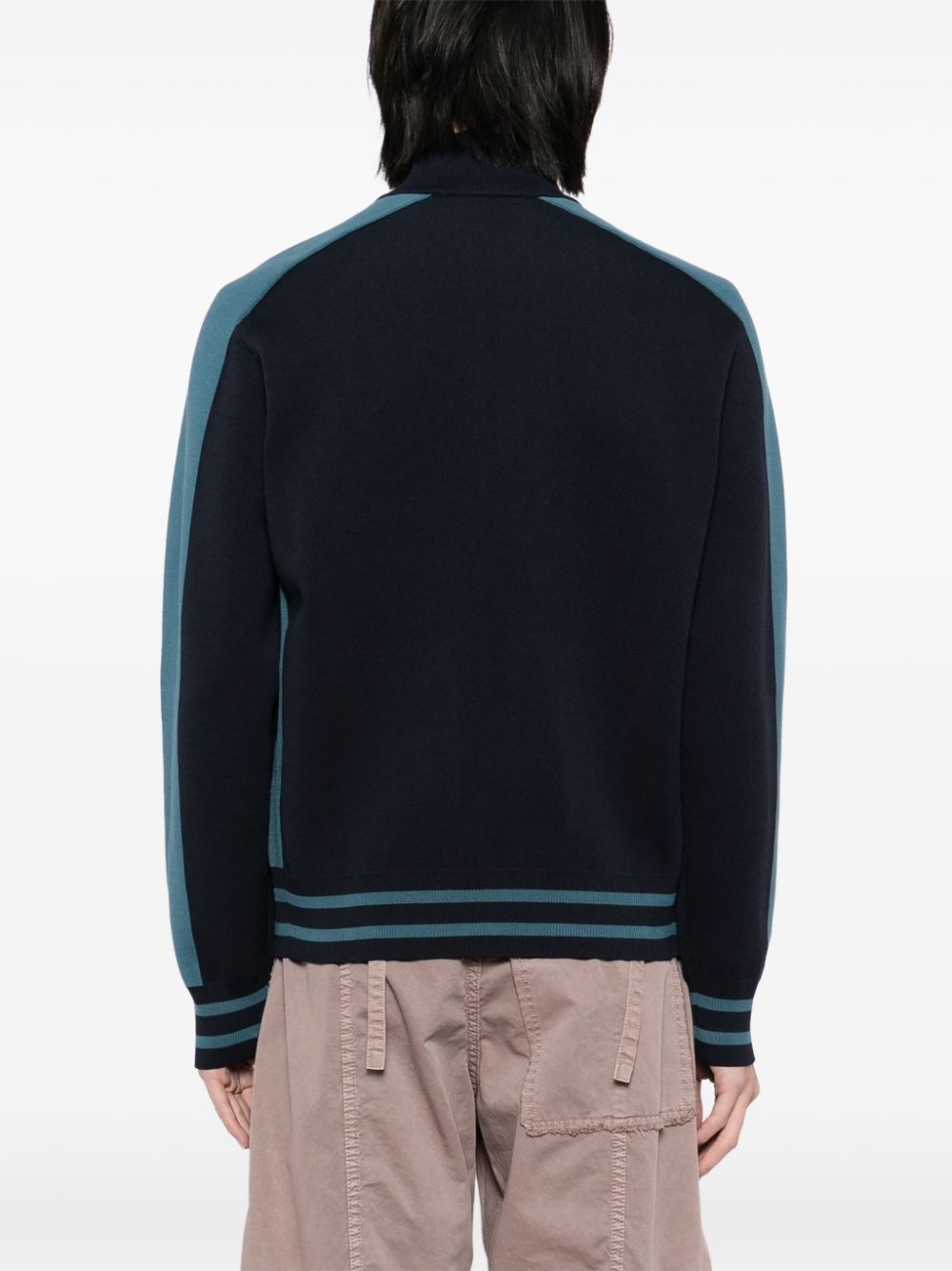 zip-up sweater - 4