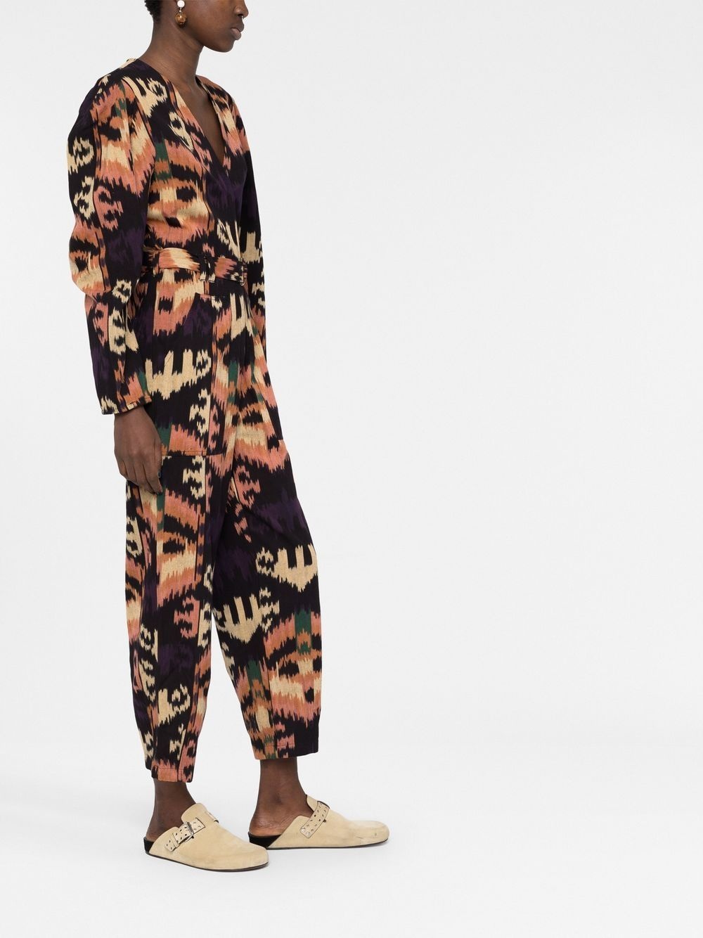 Nayeli graphic-print jumpsuit - 4