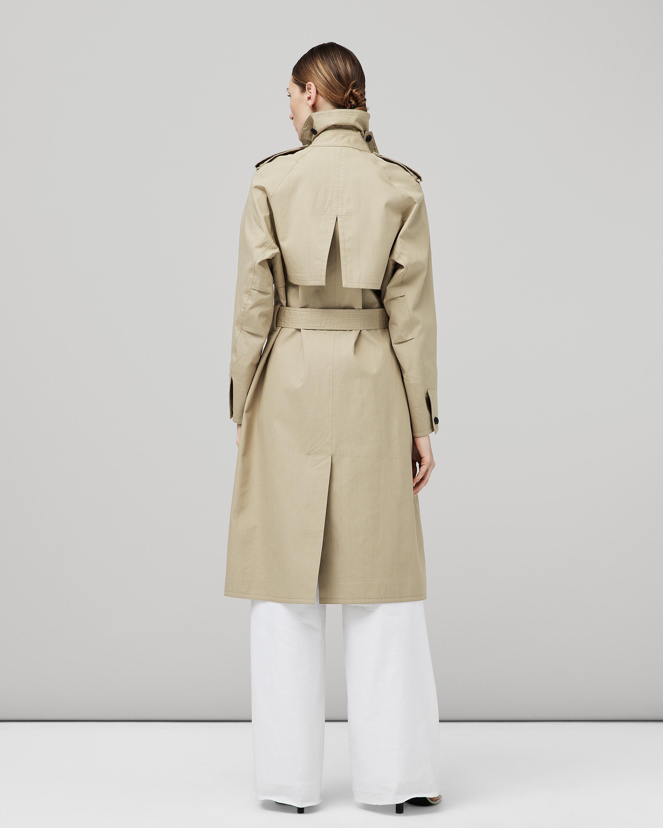 Gwyn Cotton Trench Coat
Classic Fit Coat - 6