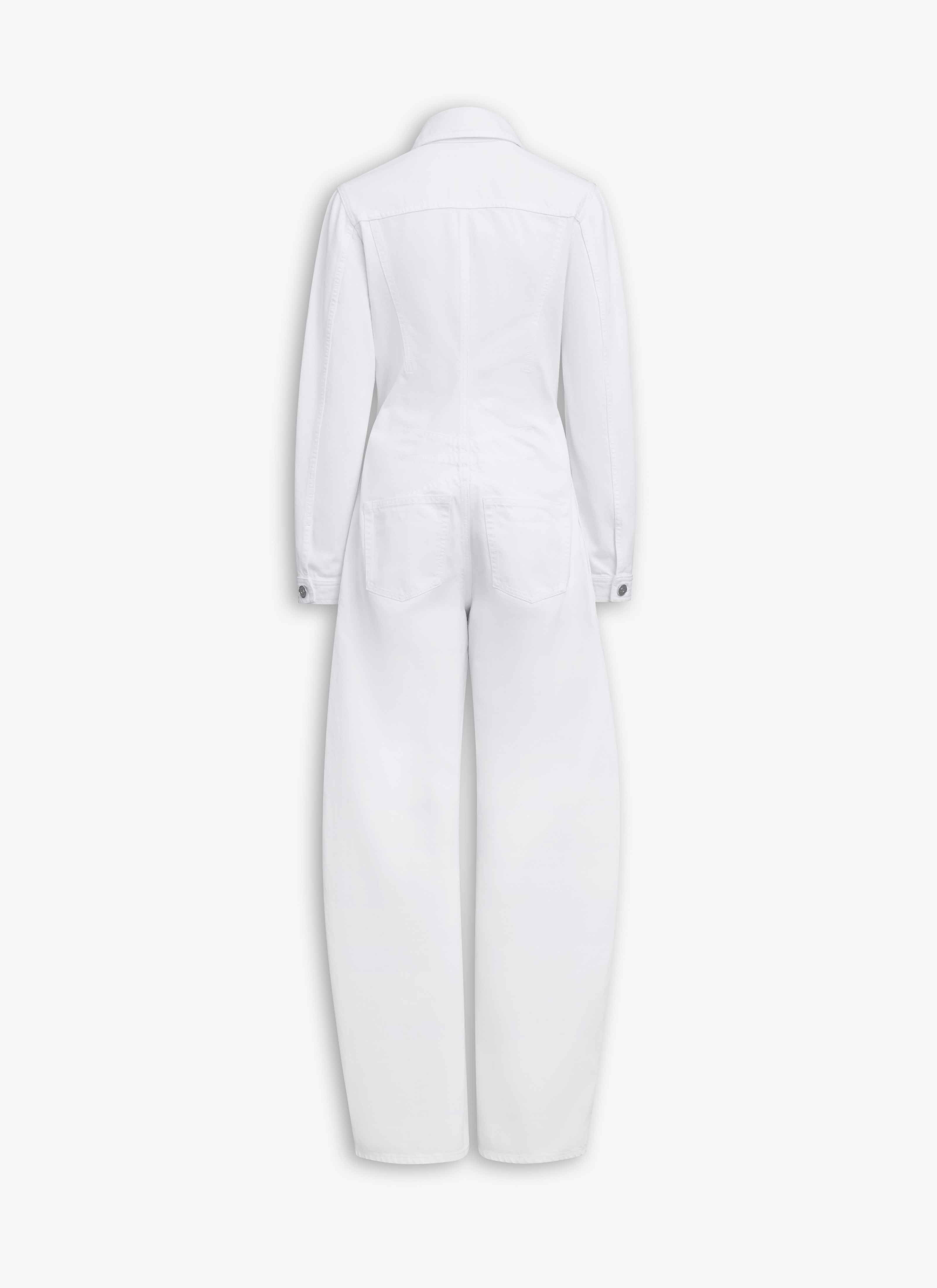 ROUND DENIM JUMPSUIT - 2