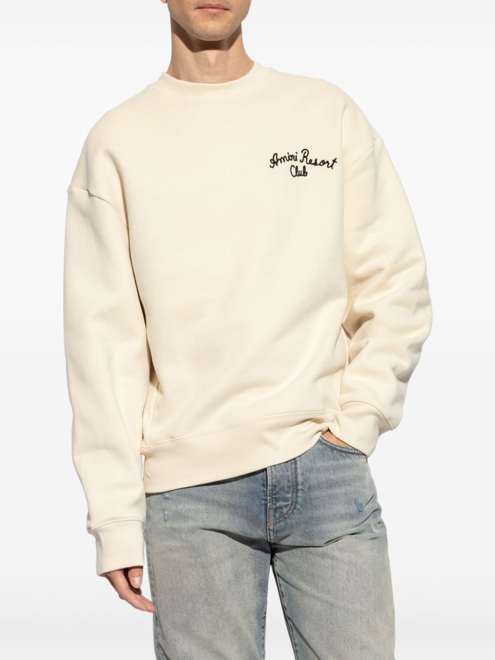 Resort embroidered cotton sweatshirt - 3