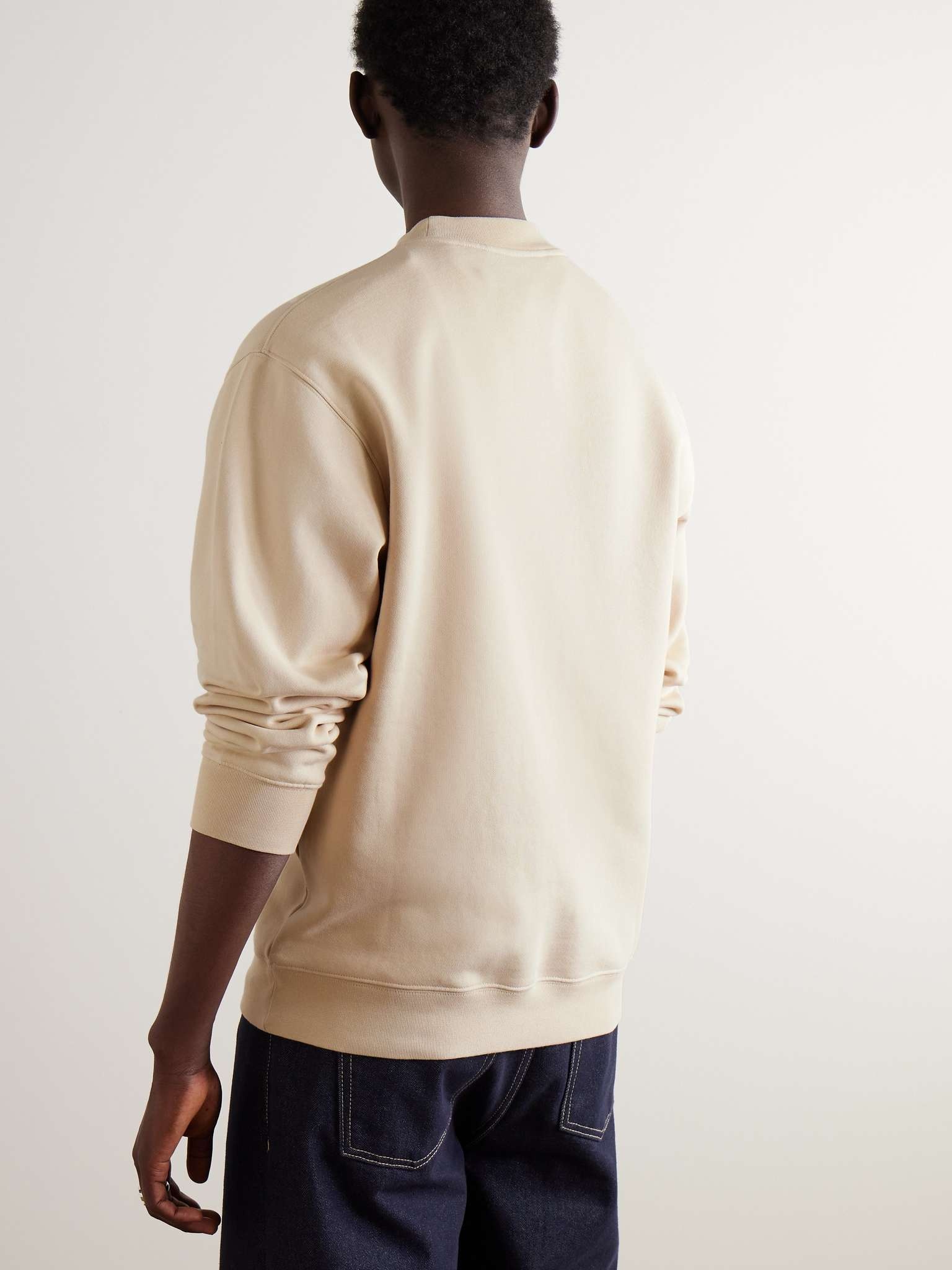 Logo-Appliquéd Cotton-Jersey Sweatshirt - 3
