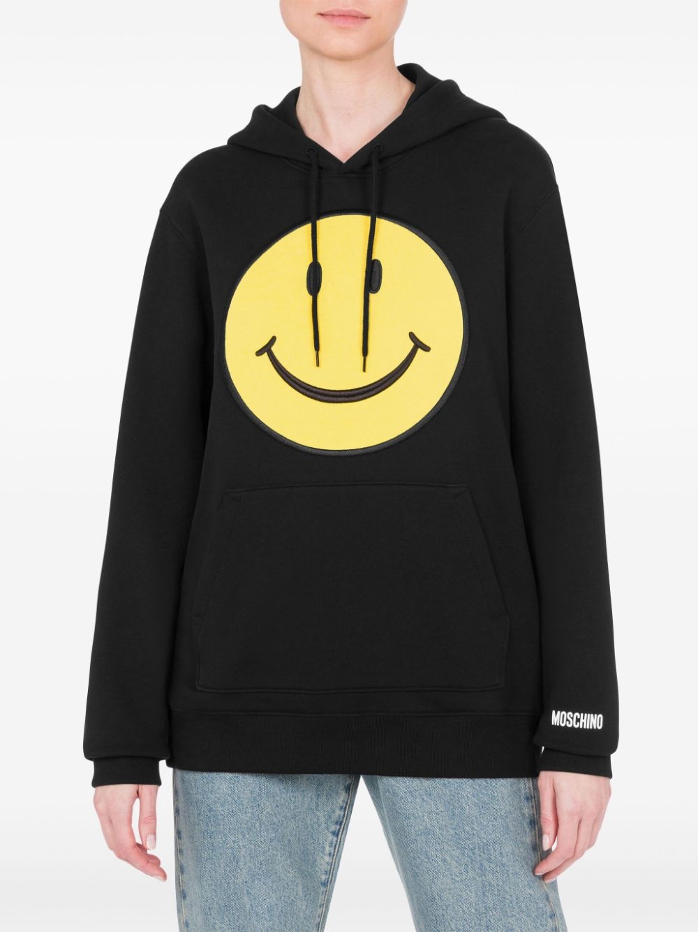 Smiley cotton hoodie - 2