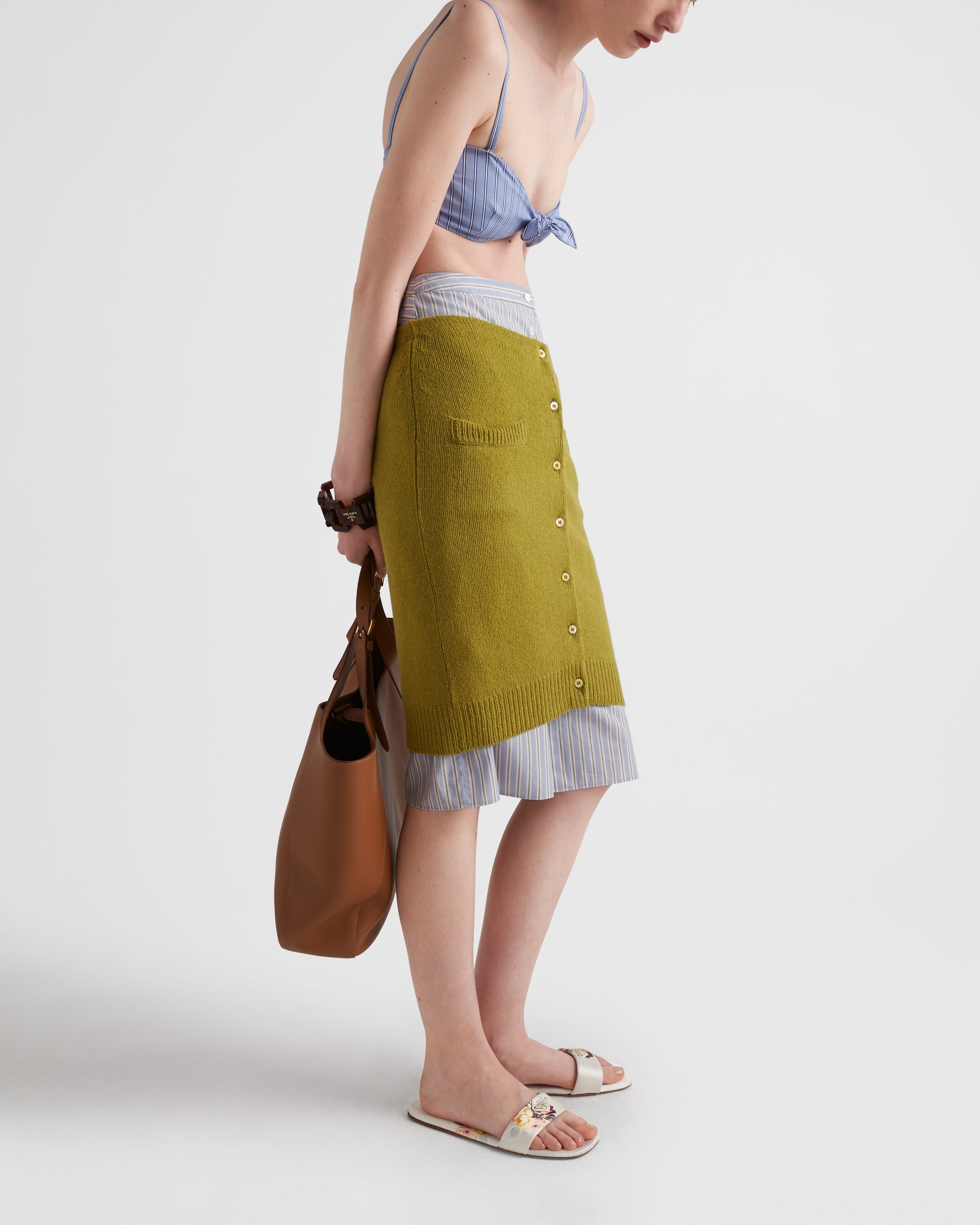 Wool knit skirt - 4