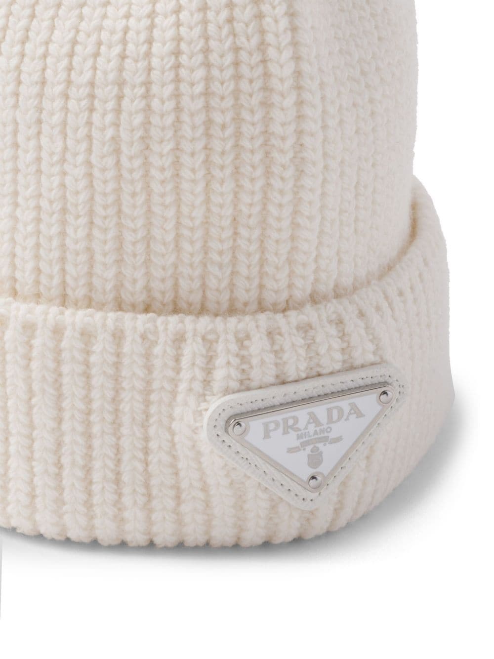 triangle-logo beanie - 2