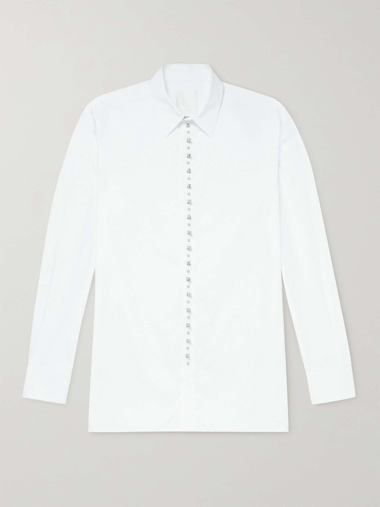 Studded Cotton-Poplin Shirt - 1